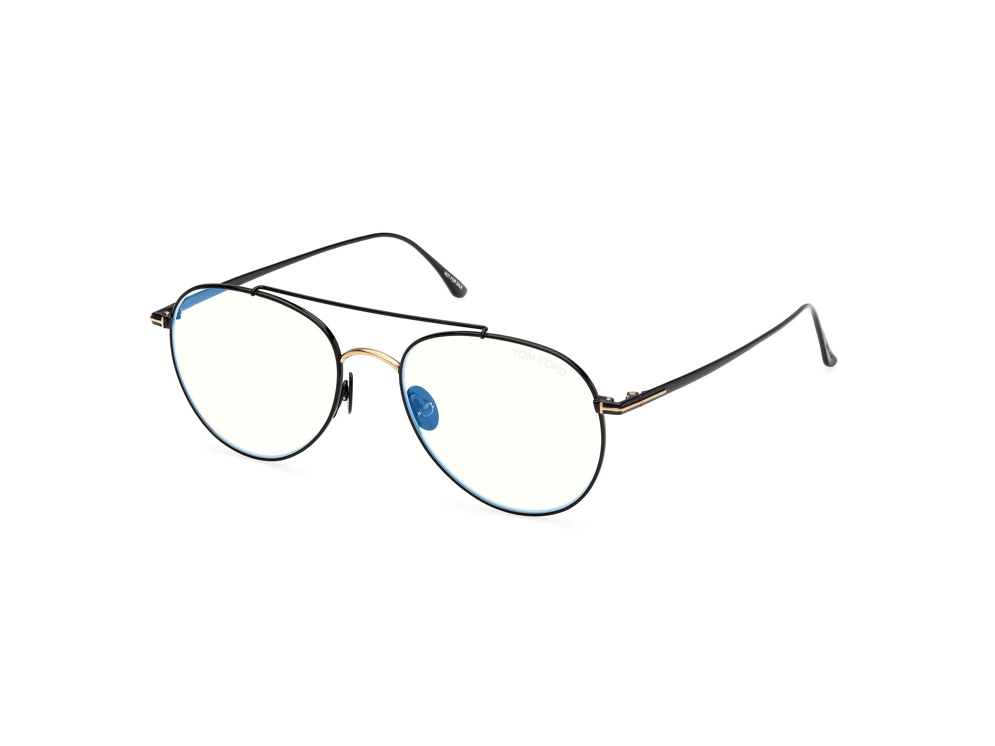 Tomford FT6040-B Frame Black Male Full Titanium — Black frame