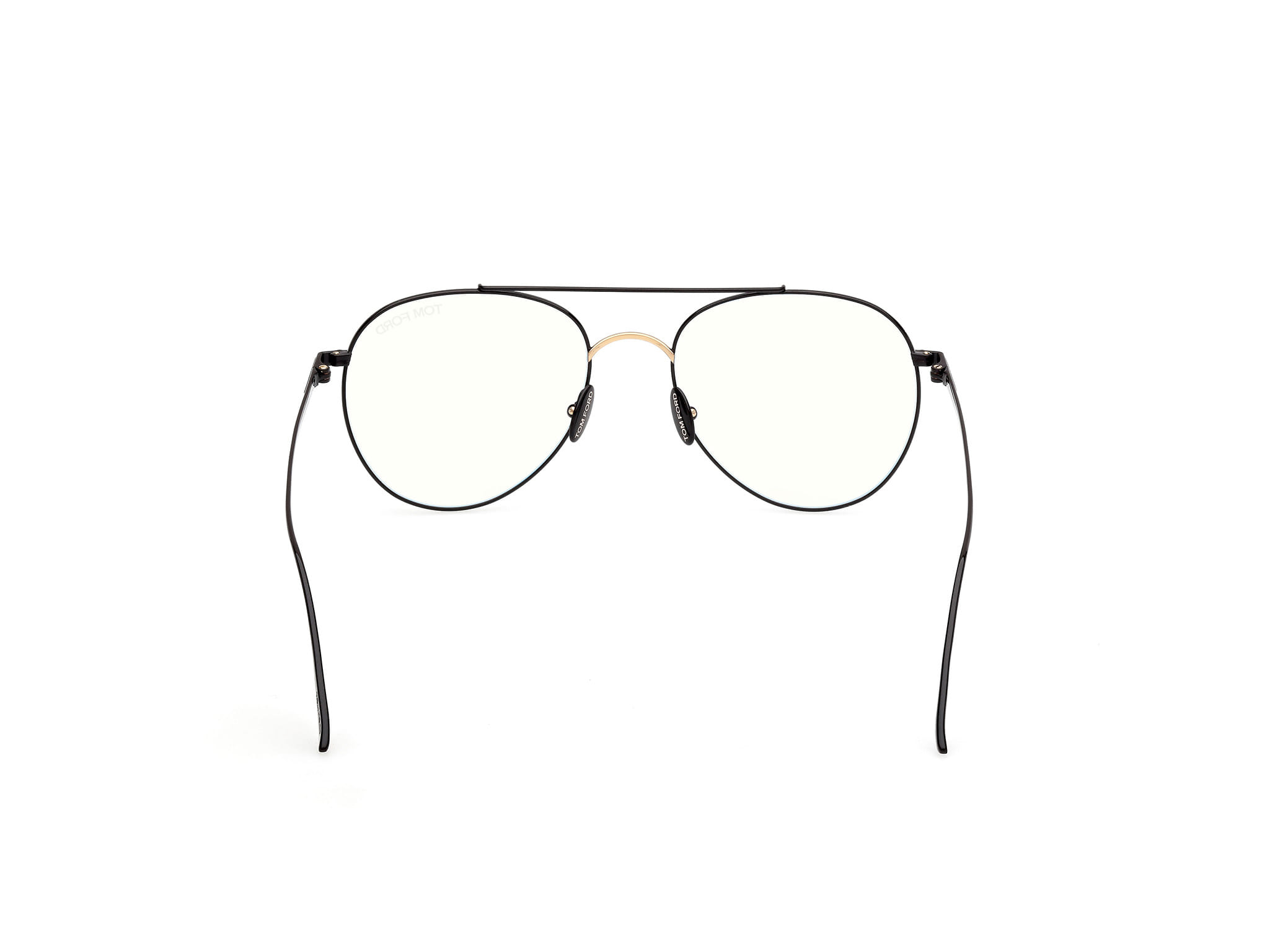 Tomford FT6040-B Frame Black Male Full Titanium Frame — Black frame — view 4