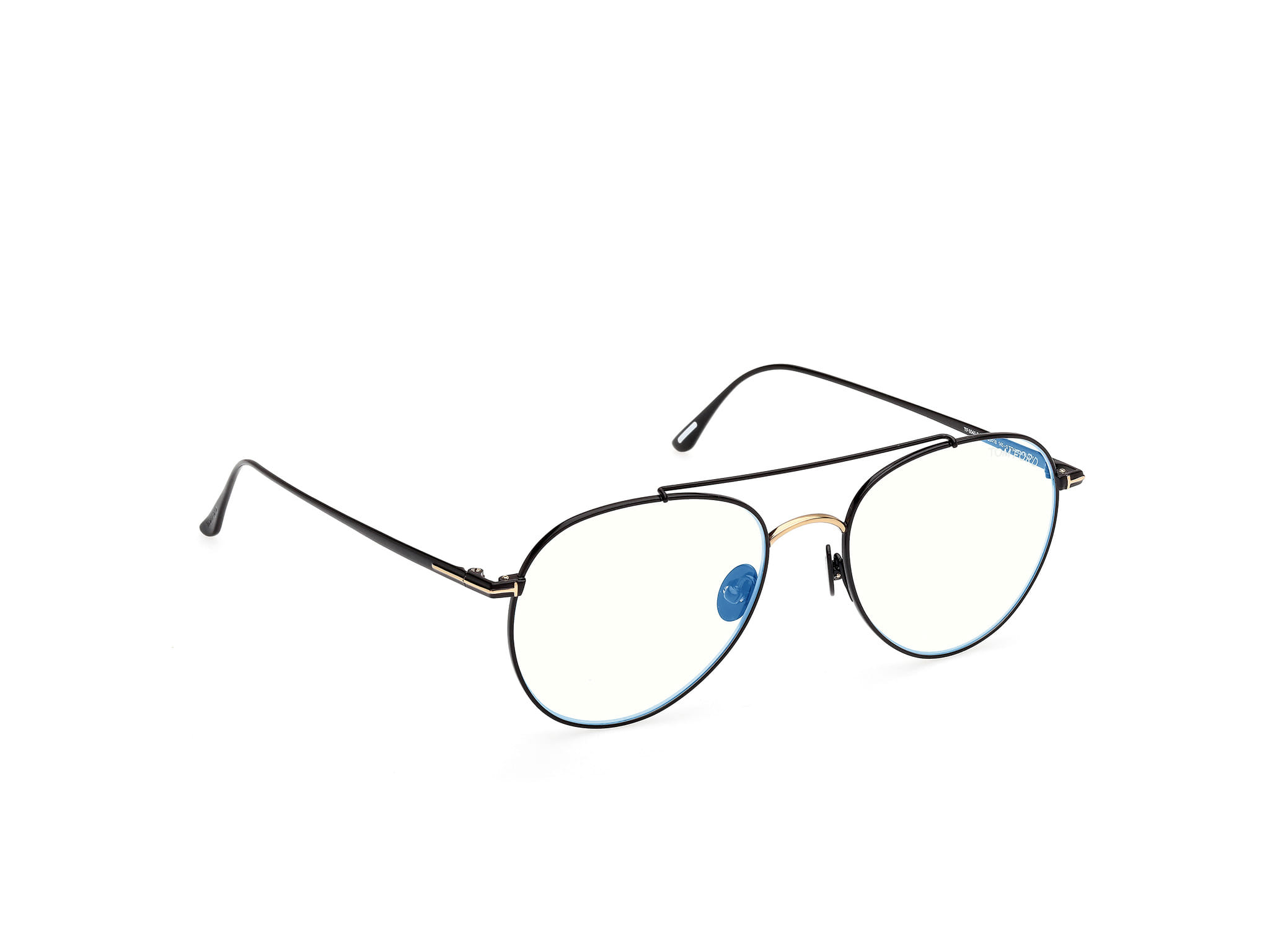 Tomford FT6040-B Frame Black Male Full Titanium Frame — Black frame — view 7