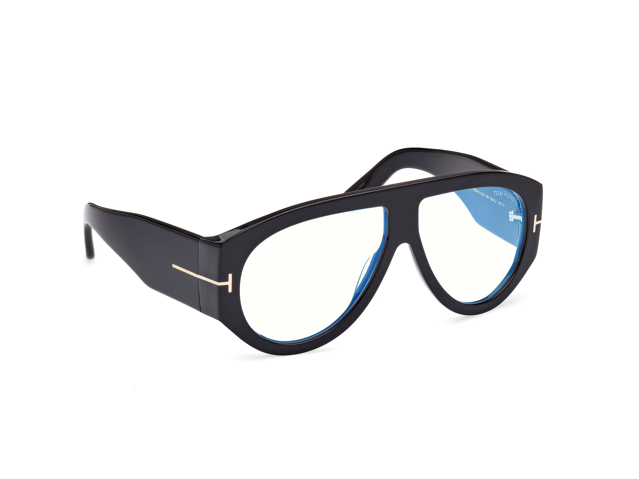 Tomford FT5958-B Frame Black Male Full Shell Frame — Black frame — view 7