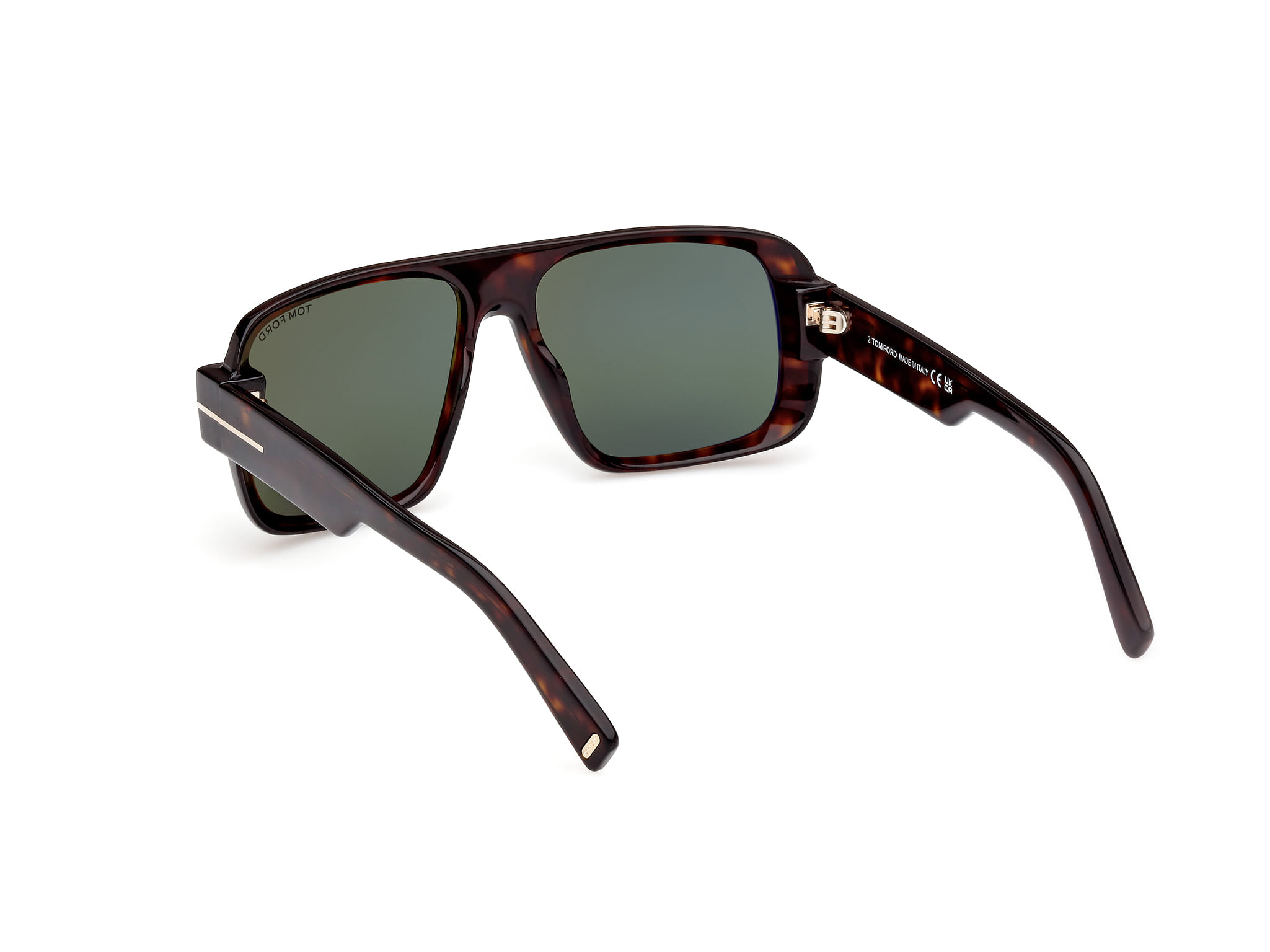 Tomford TF1101 Sunglass Havana Male Full Shell Sunglass — Havana frame — view 3