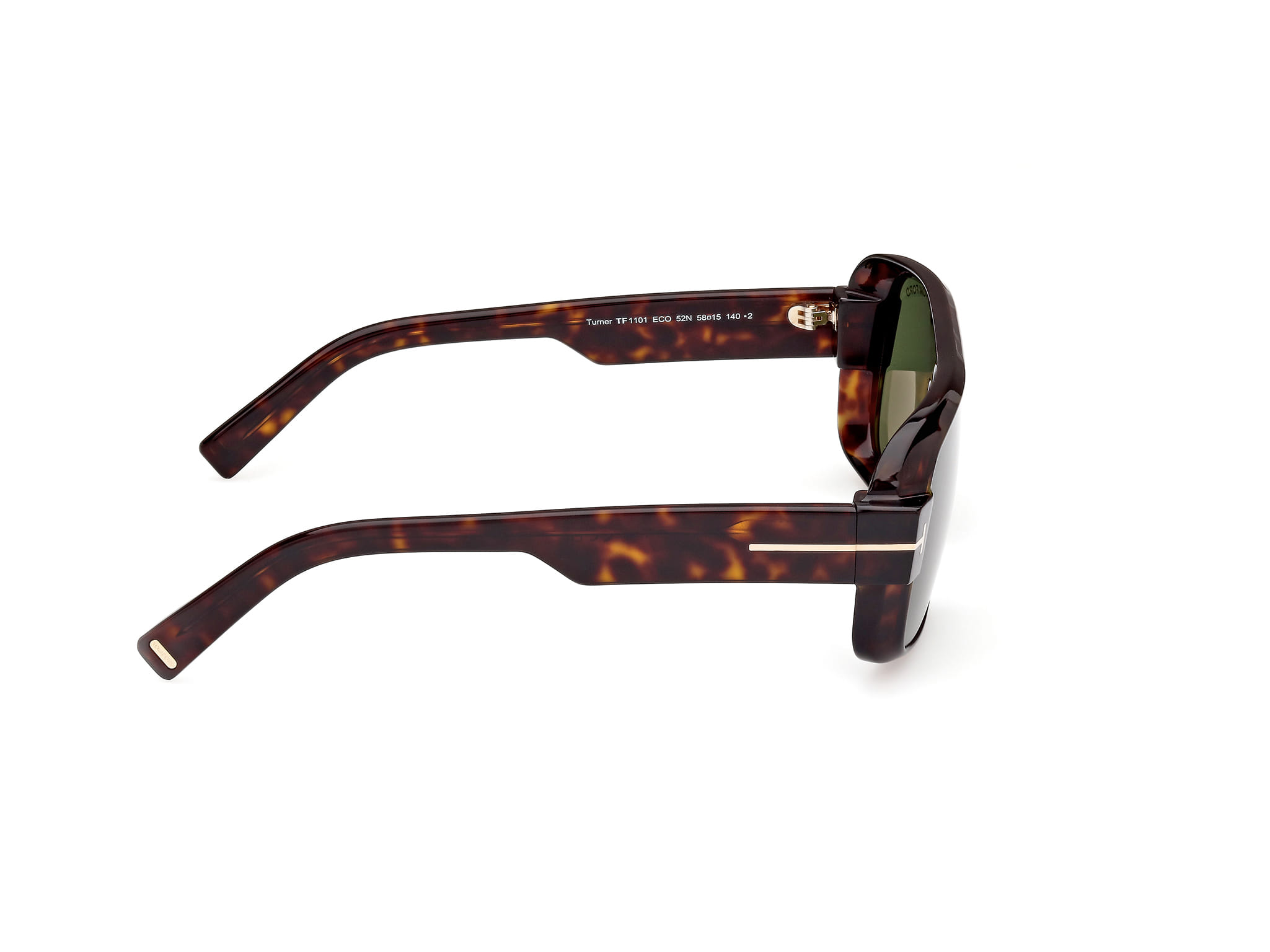 Tomford TF1101 Sunglass Havana Male Full Shell Sunglass — Havana frame