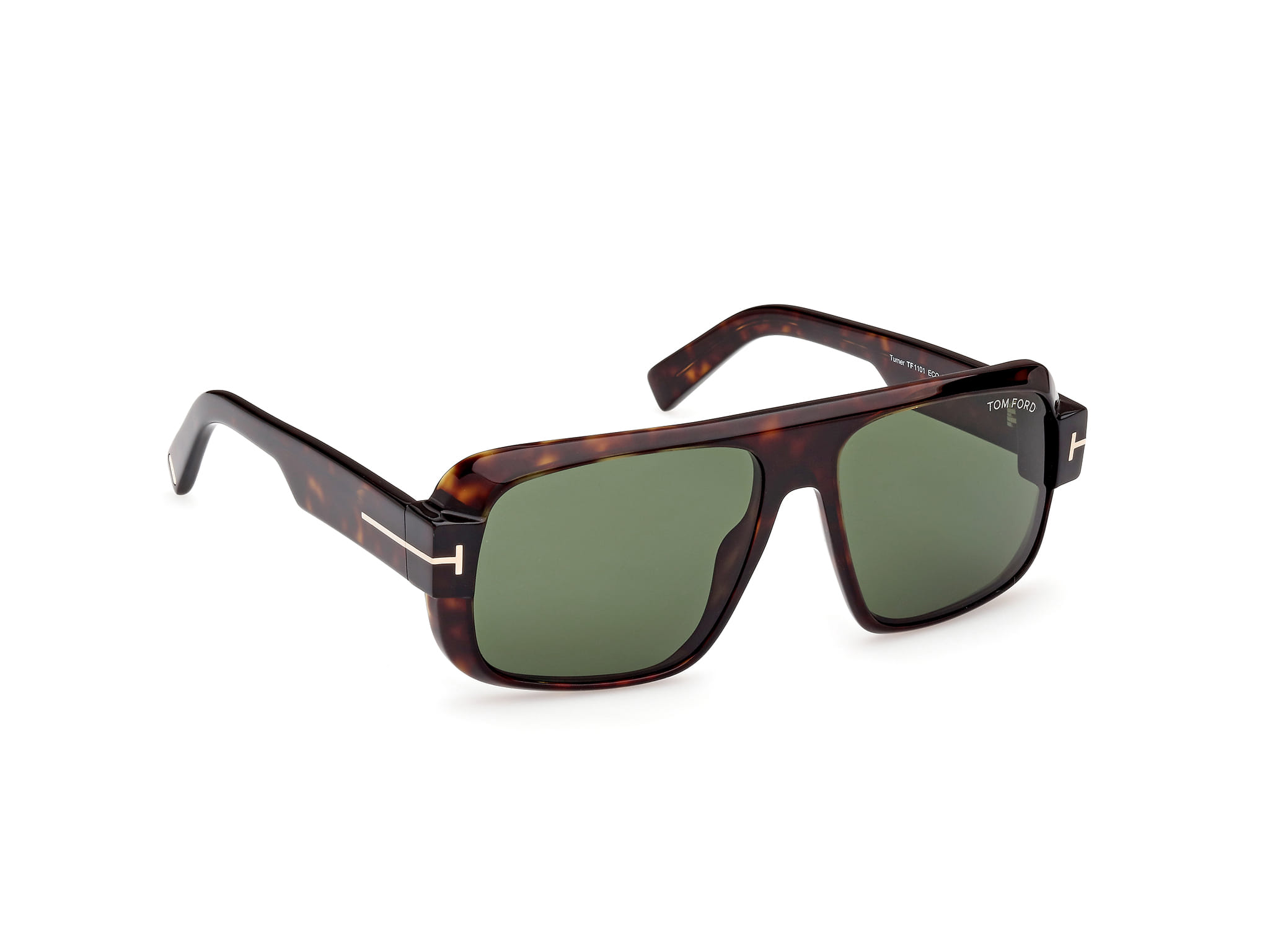 Tomford TF1101 Sunglass Havana Male Full Shell Sunglass — Havana frame — view 7