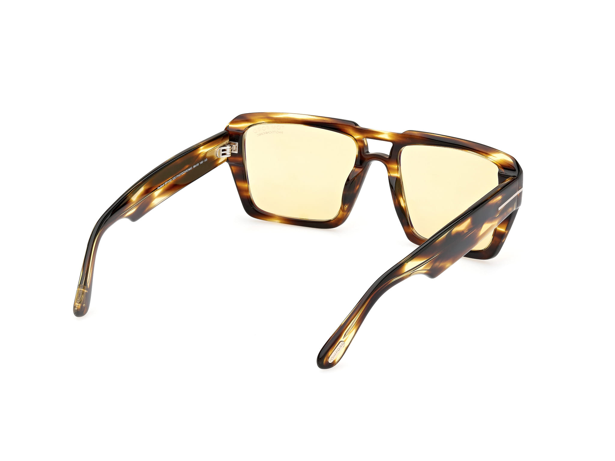Tomford FT1153 Sunglass Havana Male Full Shell Sunglass — Havana frame — view 5