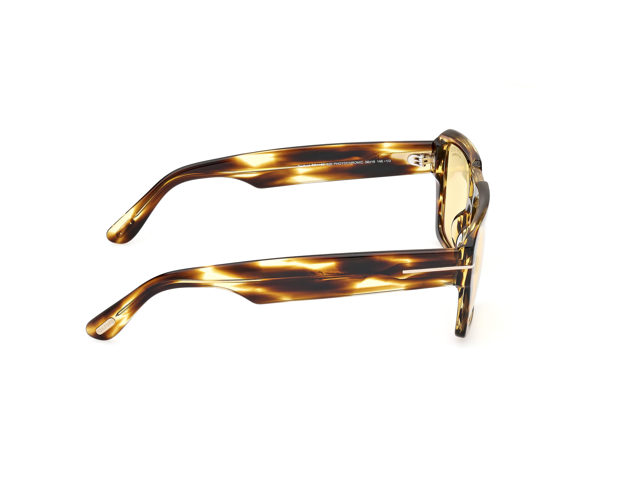 Tomford FT1153 Sunglass Havana Male Full Shell Sunglass — Havana frame — view 6