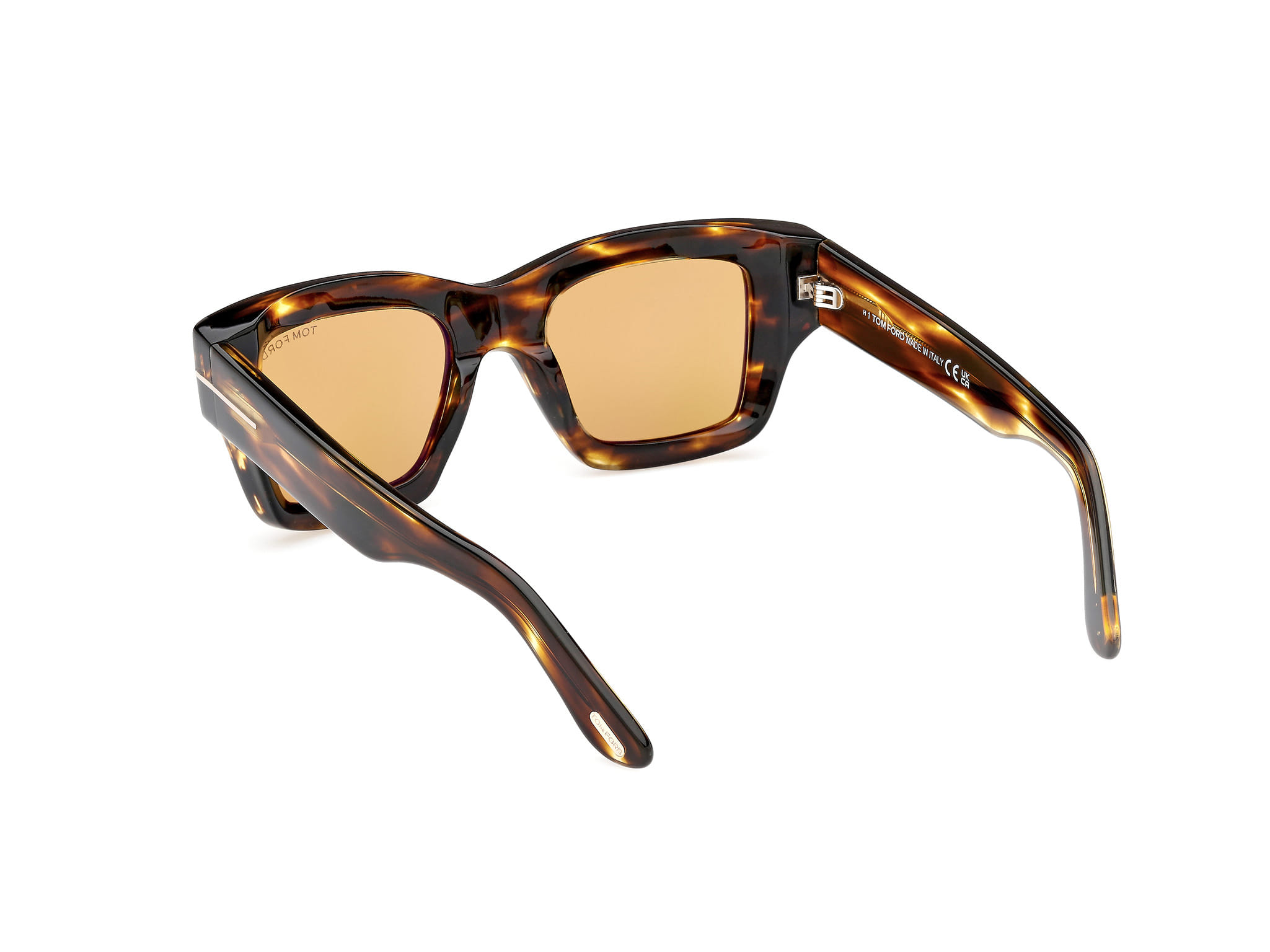 Tomford FT1154 Sunglass Havana Male Full Shell Sunglass — view 4