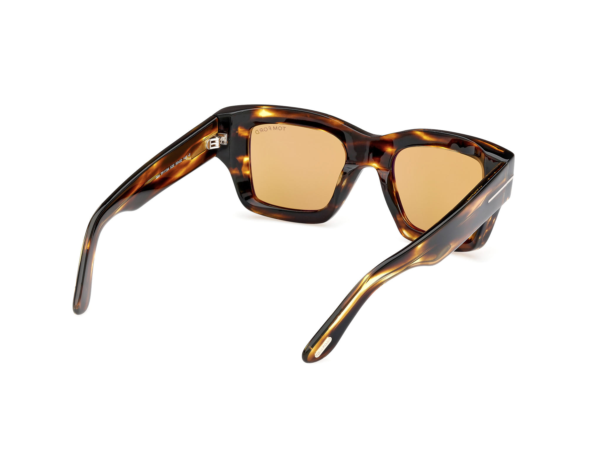 Tomford FT1154 Sunglass Havana Male Full Shell Sunglass — view 6