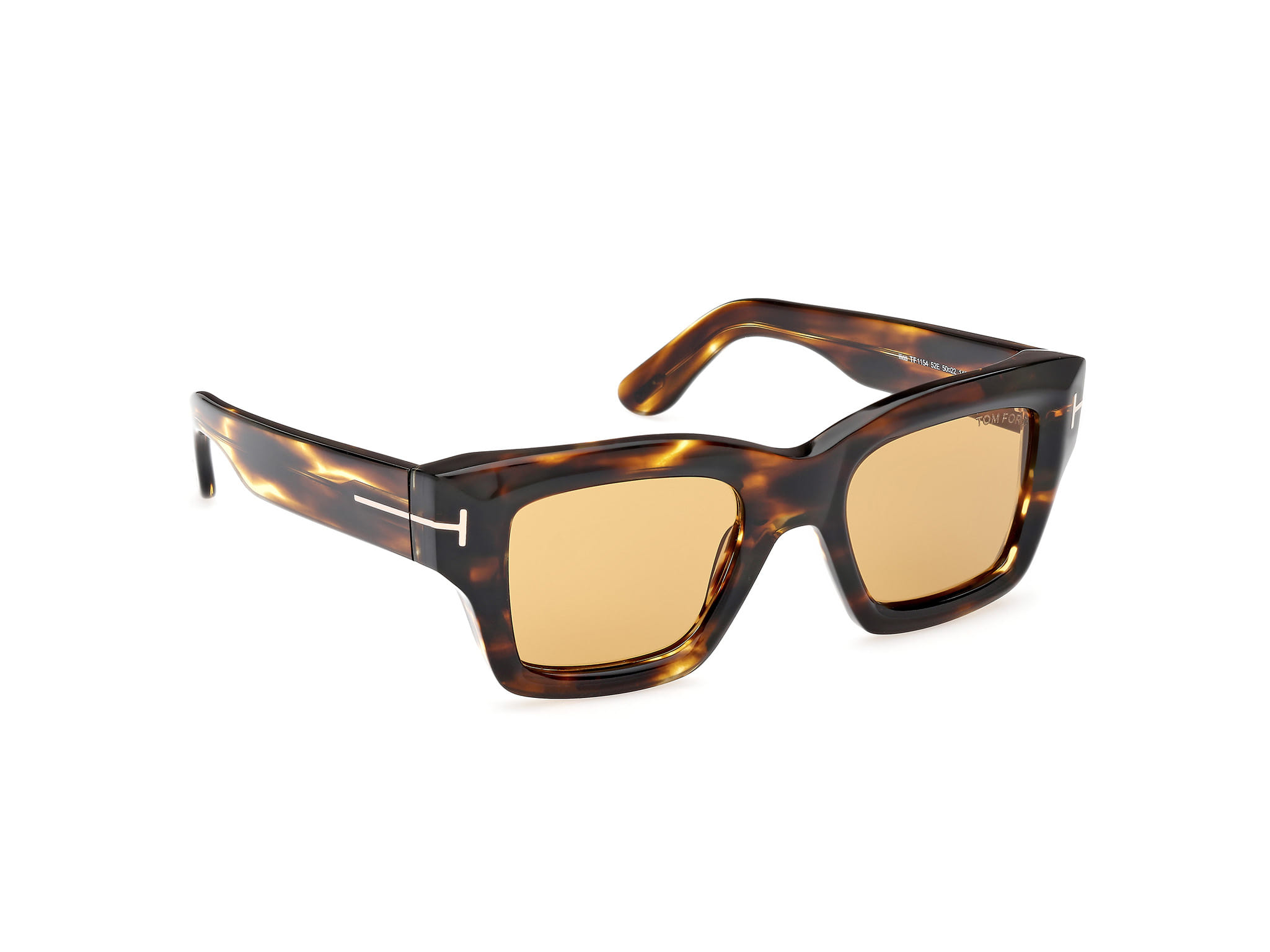 Tomford FT1154 Sunglass Havana Male Full Shell Sunglass — view 8