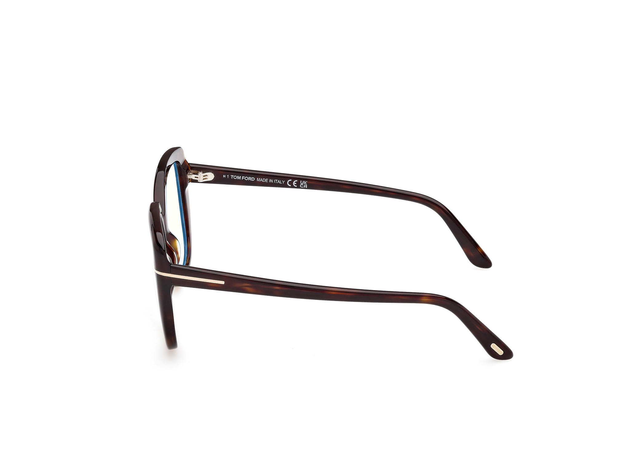 Tomford FT6043-B Frame Havana Female Full Shell Frame — Havana frame — view 2