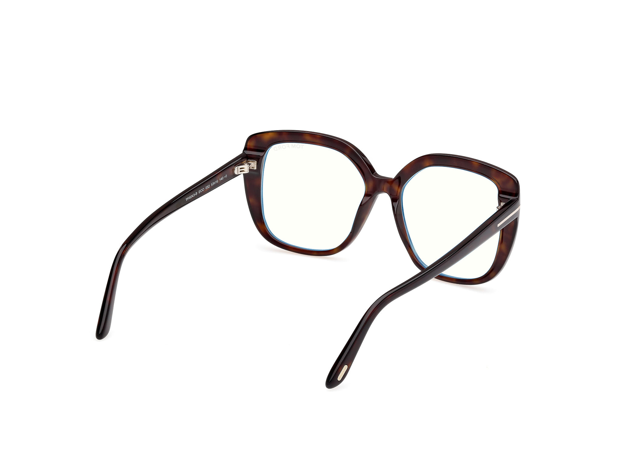 Tomford FT6043-B Frame Havana Female Full Shell Frame — Havana frame — view 5