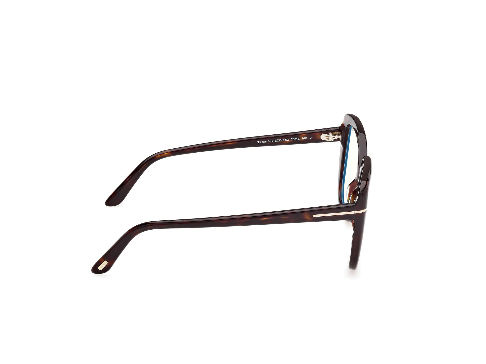 Tomford FT6043-B Frame Havana Female Full Shell Frame — Havana frame — view 6