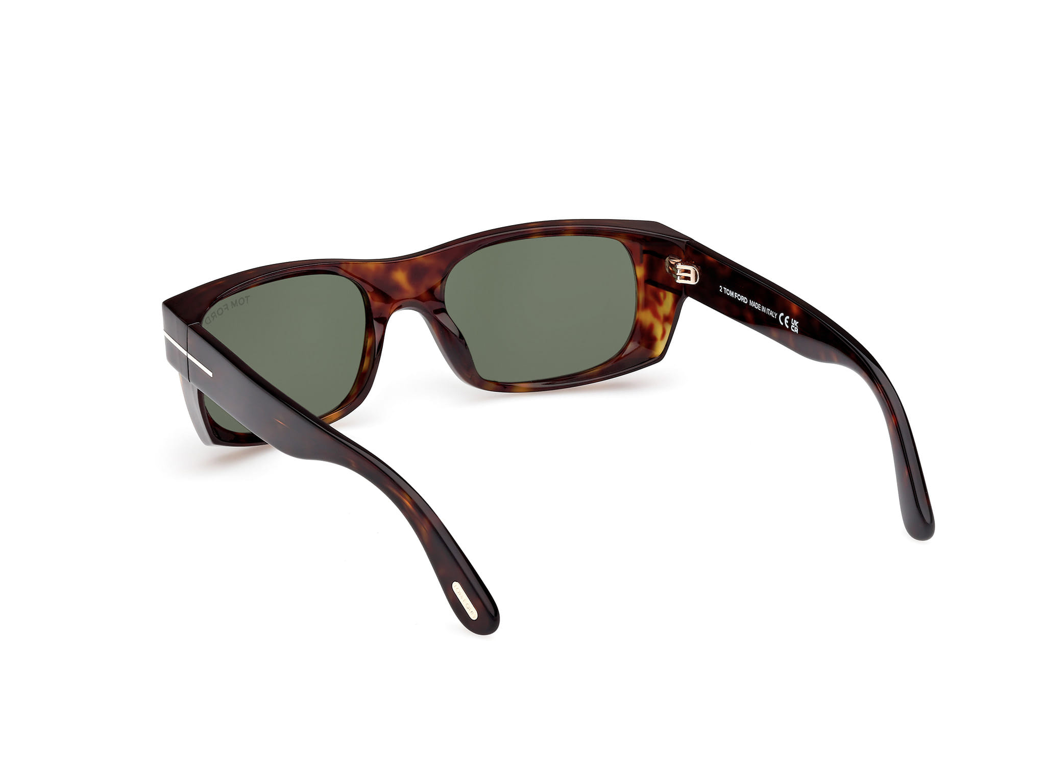Tomford FT1181 Sunglass Havana Male Full Shell Sunglass — Havana frame — view 3