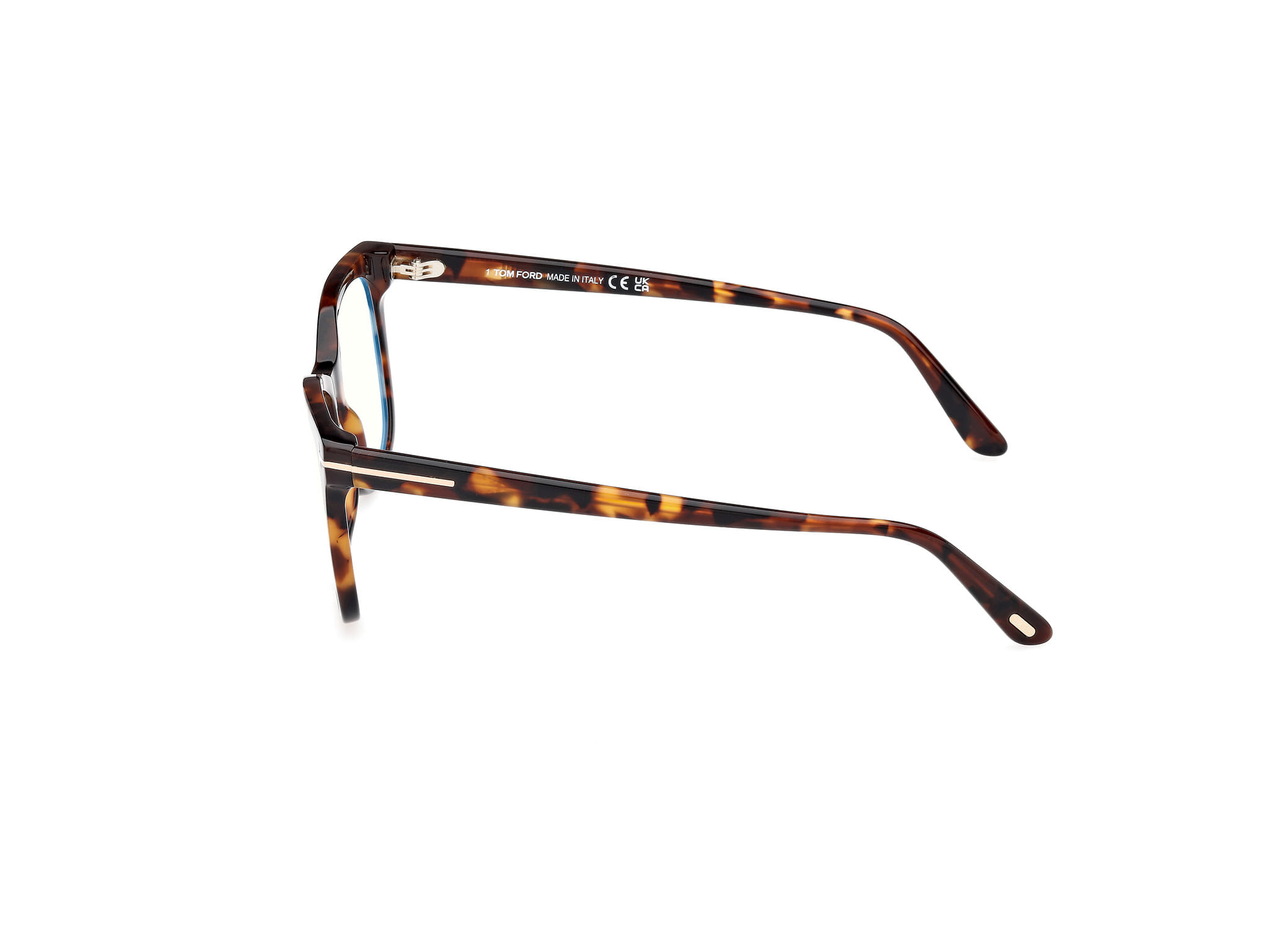 Tomford FT5986-B Frame Havana Male Full Shell Frame — Havana frame — view 2