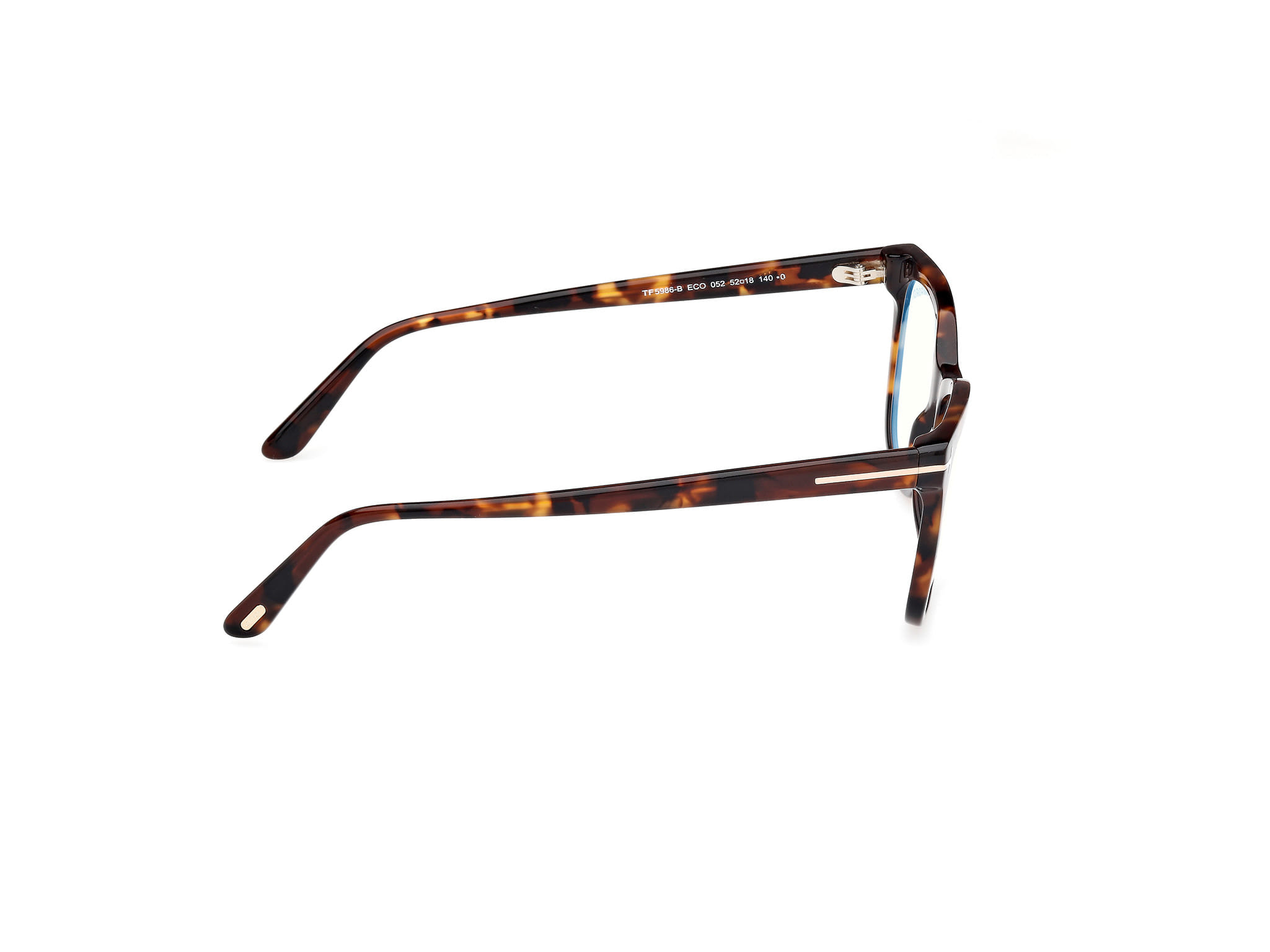 Tomford FT5986-B Frame Havana Male Full Shell Frame — Havana frame — view 6