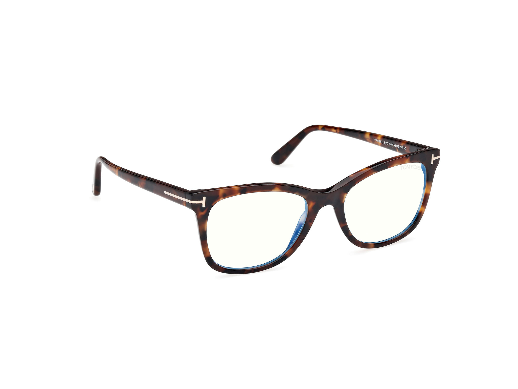 Tomford FT5986-B Frame Havana Male Full Shell Frame — Havana frame — view 7