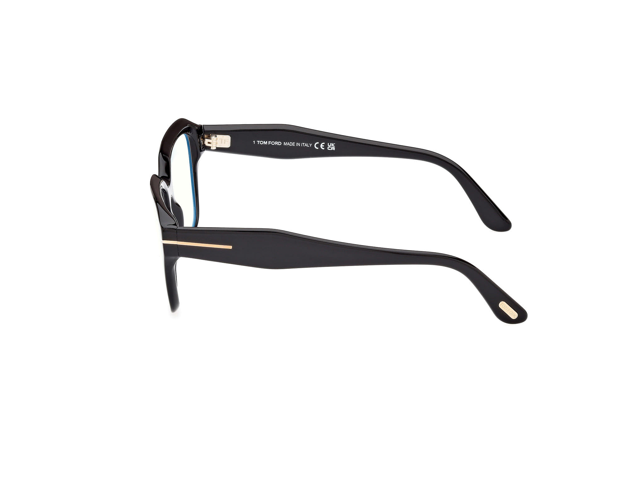 Tomford FT5988-B Frame Black Male Full Shell Frame — Black frame — view 2