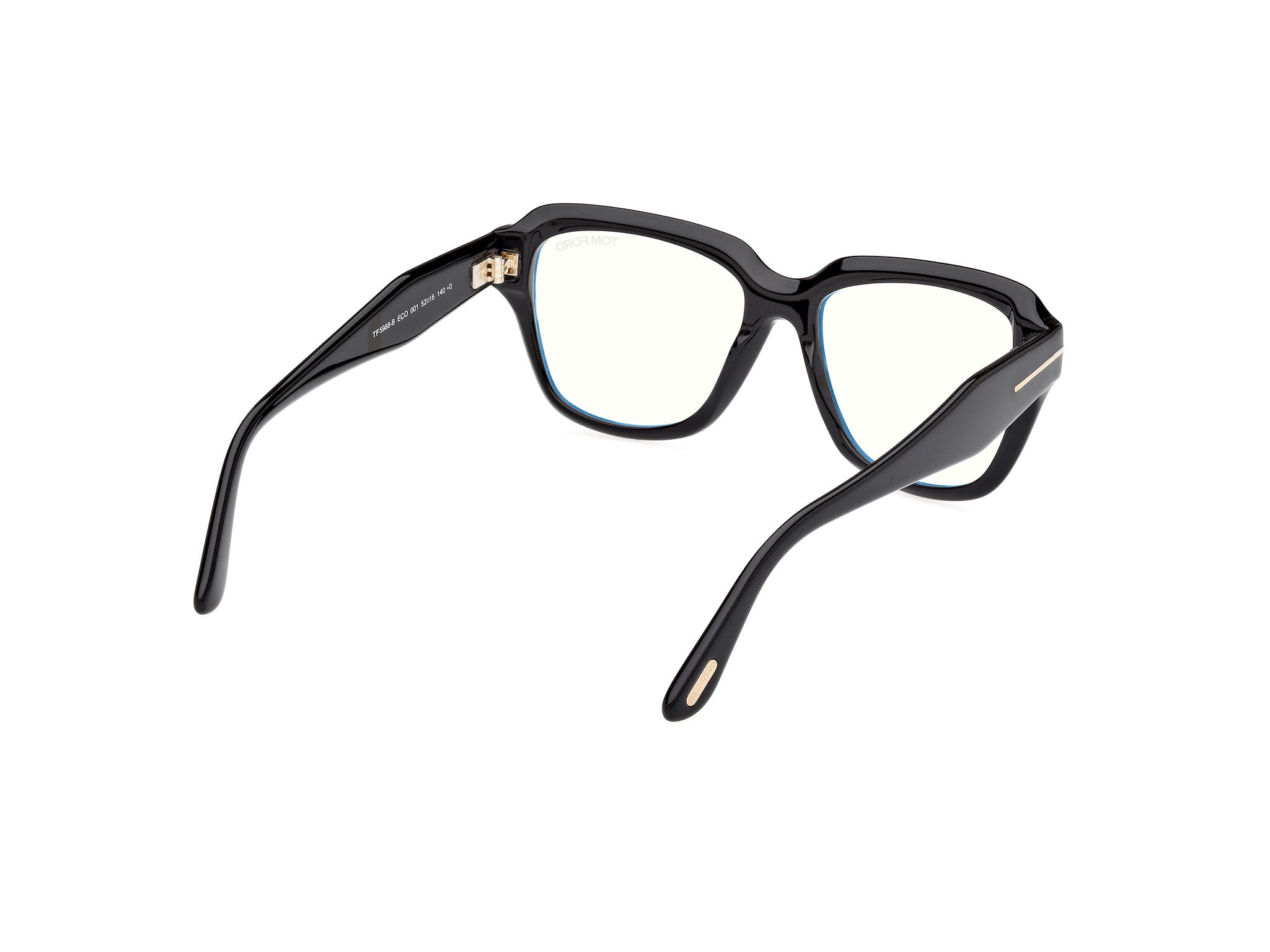 Tomford FT5988-B Frame Black Male Full Shell Frame — Black frame — view 5
