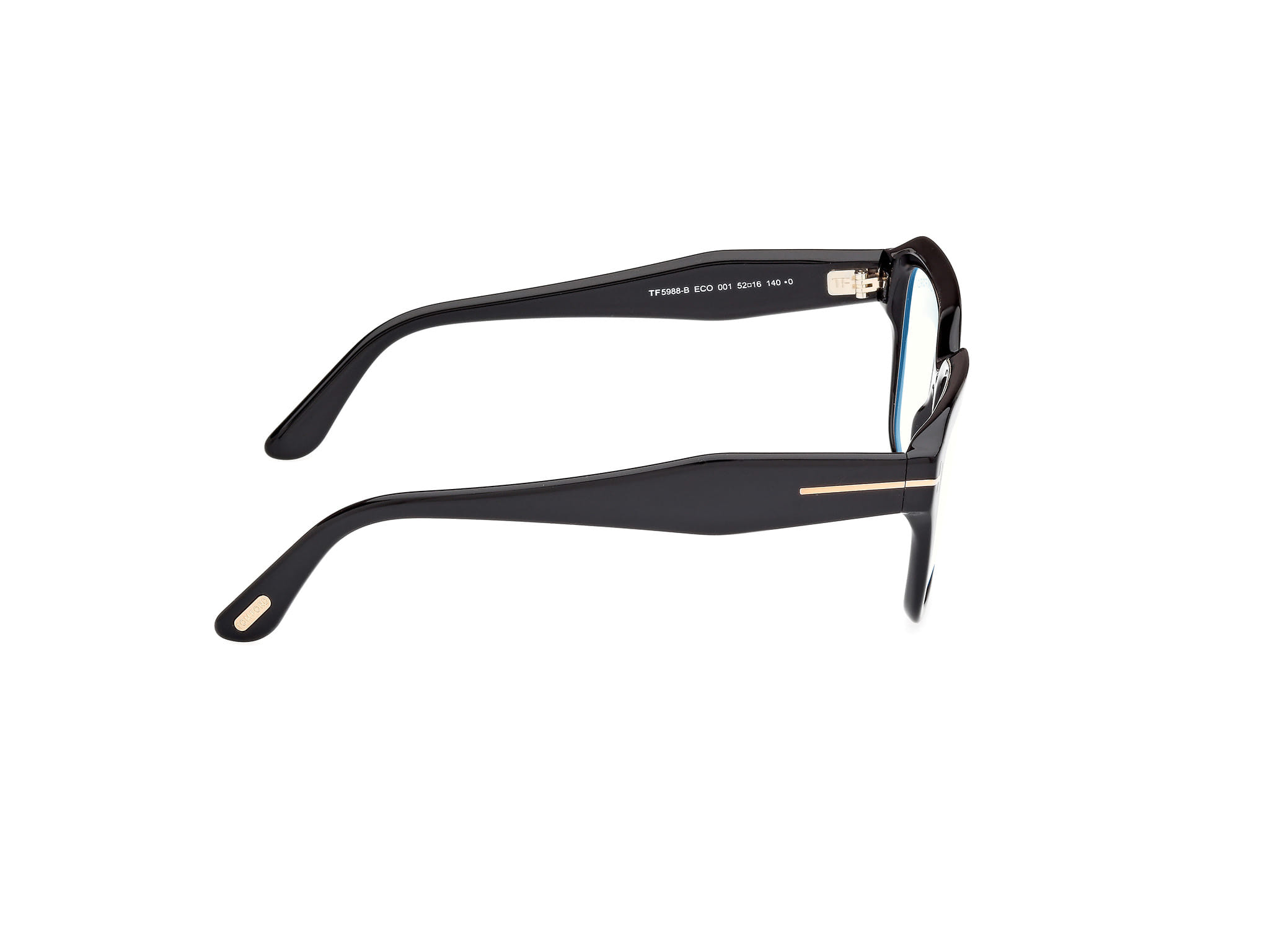 Tomford FT5988-B Frame Black Male Full Shell Frame — Black frame — view 6
