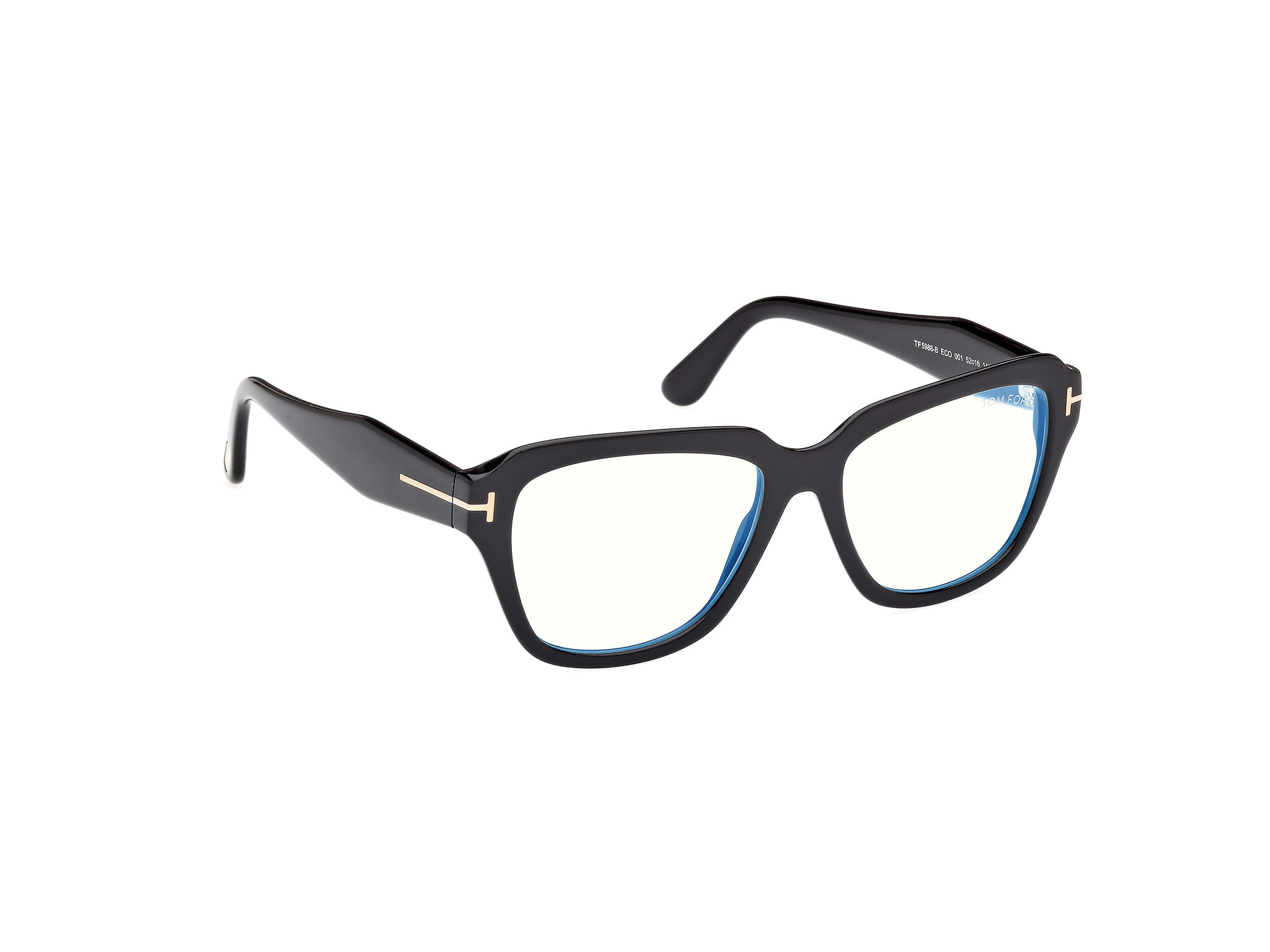 Tomford FT5988-B Frame Black Male Full Shell Frame — Black frame — view 7
