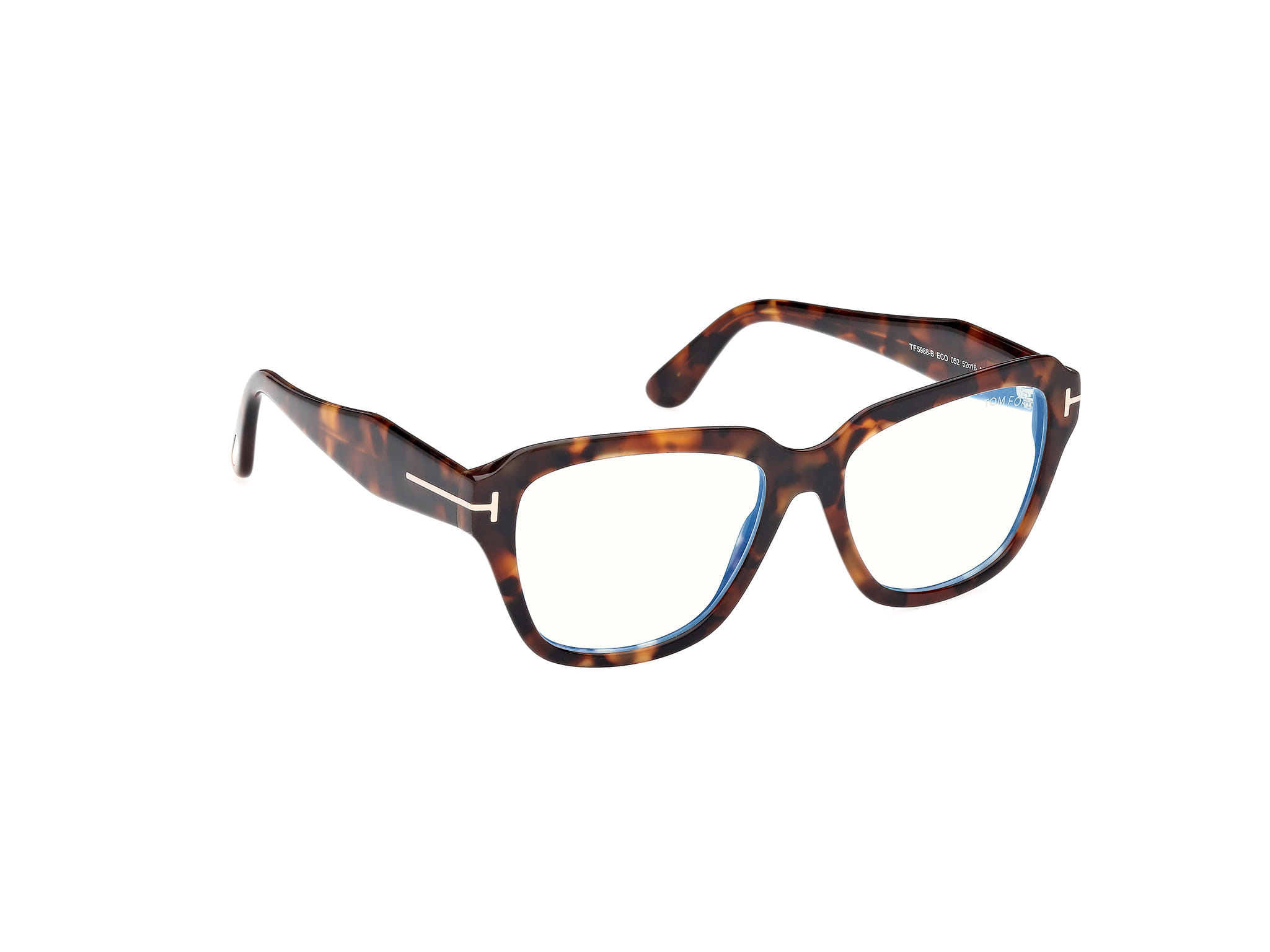 Tomford FT5988-B Frame Havana Male Full Shell Frame — Havana frame — view 7