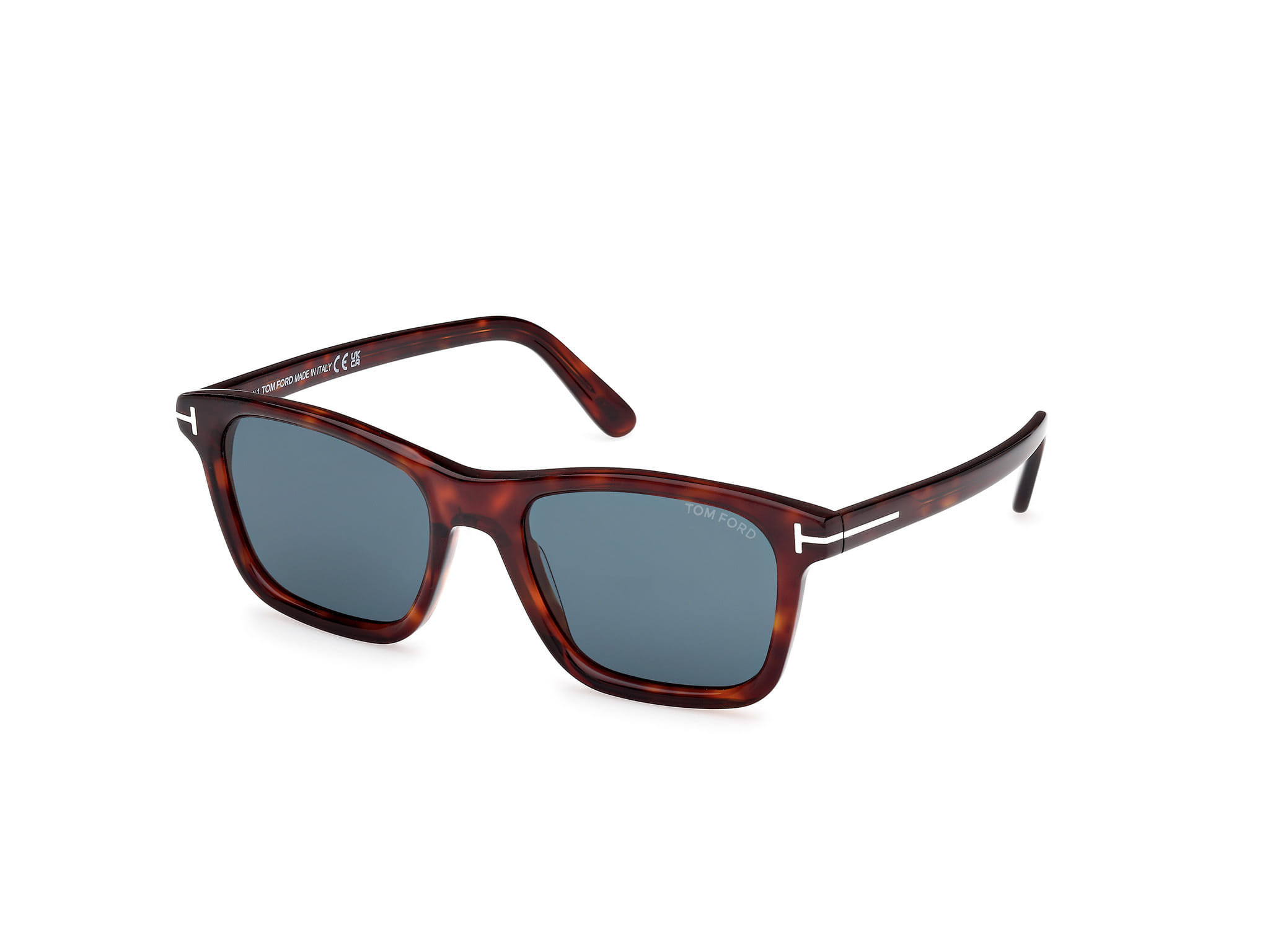 Tomford FT1179 Sunglass Havana Male Full Shell — Havana frame