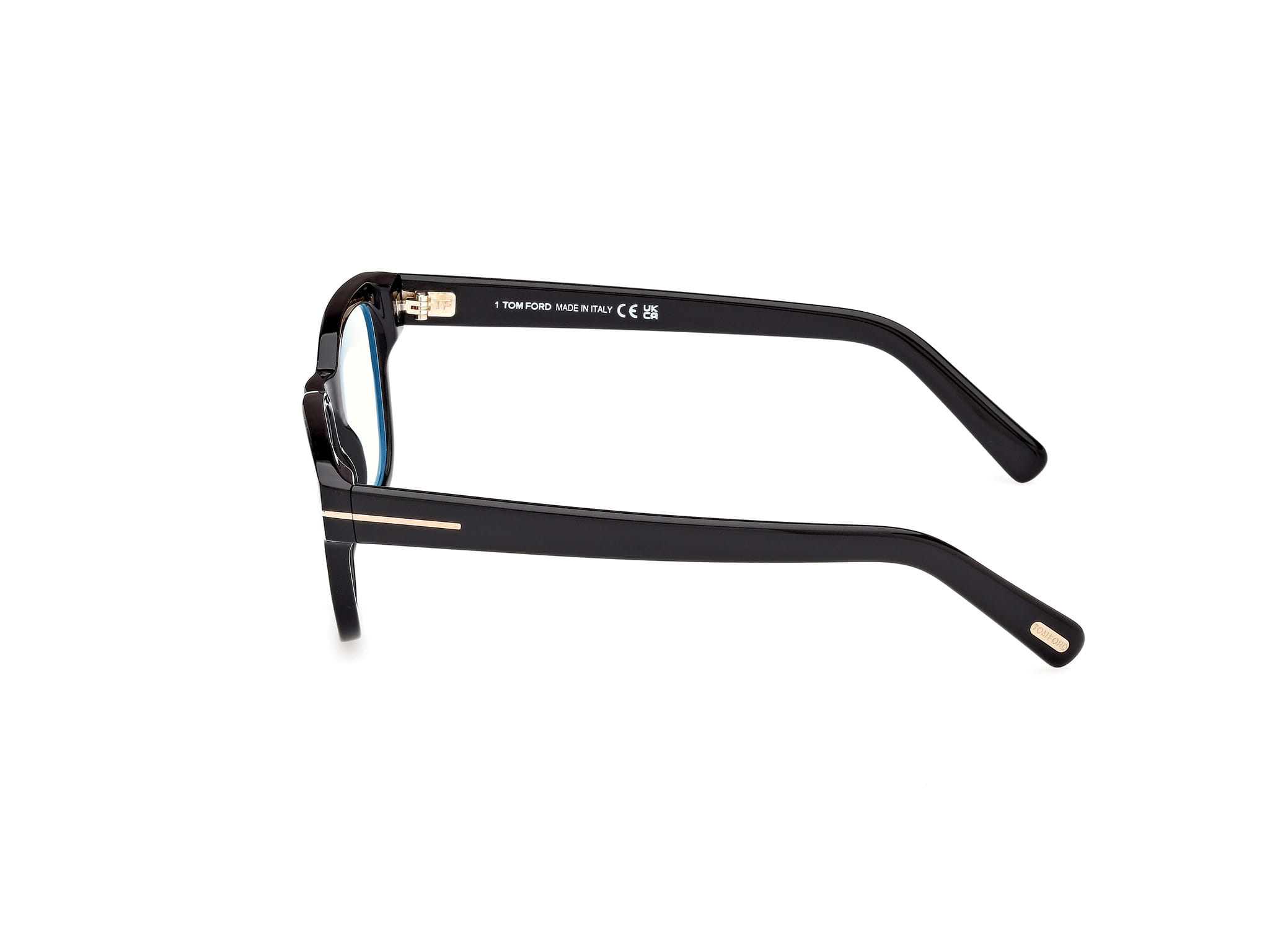 Tomford FT5977-B Frame Black Male Full Shell Frame — Black frame — view 2