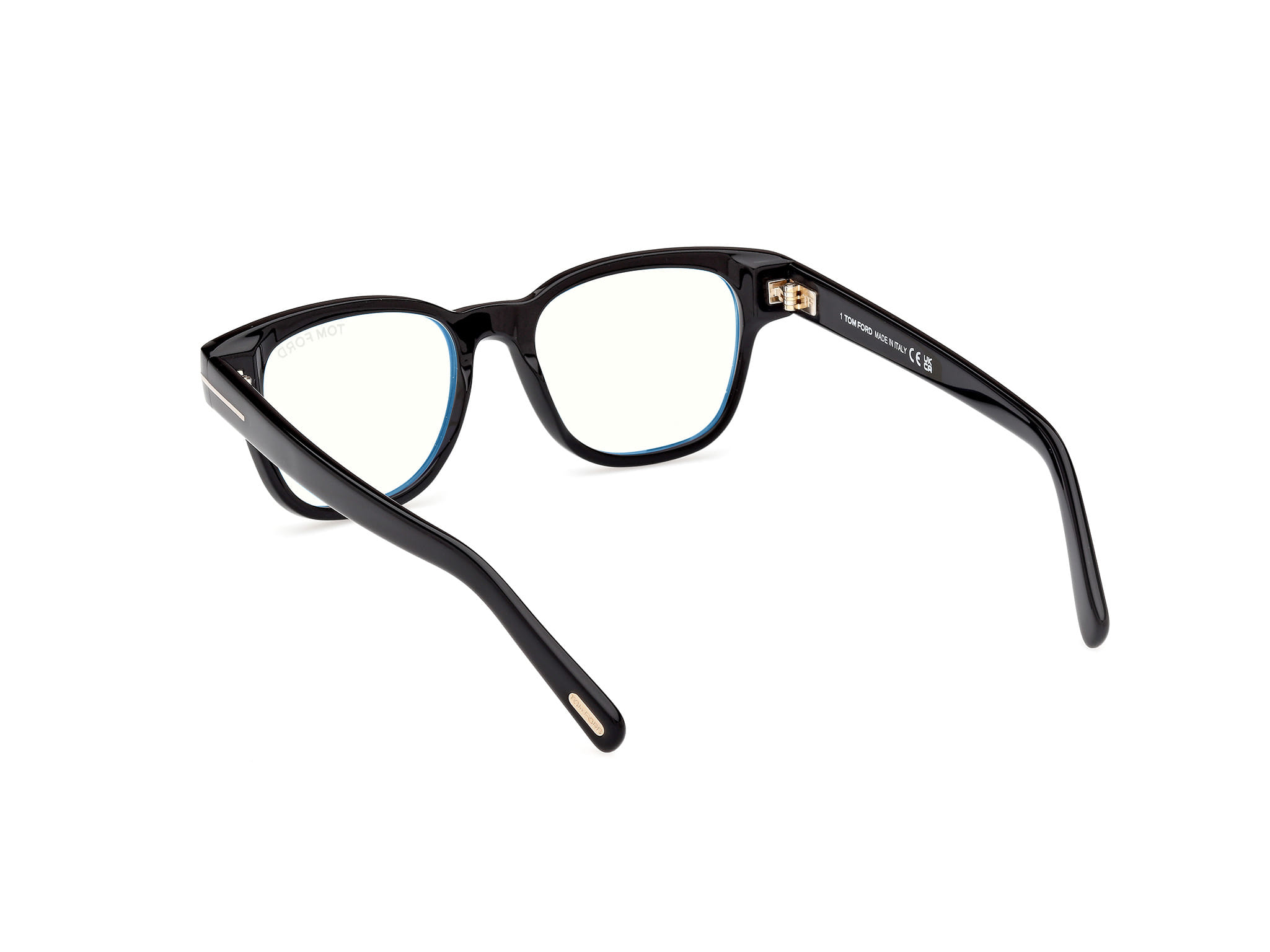 Tomford FT5977-B Frame Black Male Full Shell Frame — Black frame — view 3