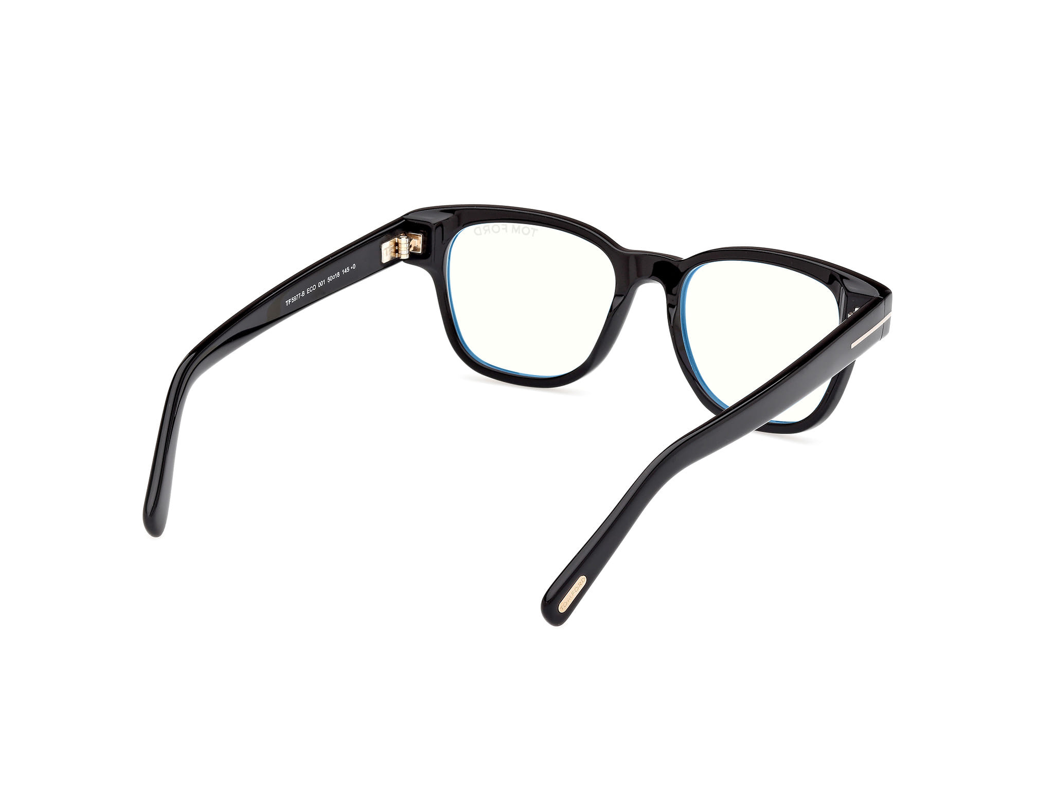 Tomford FT5977-B Frame Black Male Full Shell Frame — Black frame — view 5