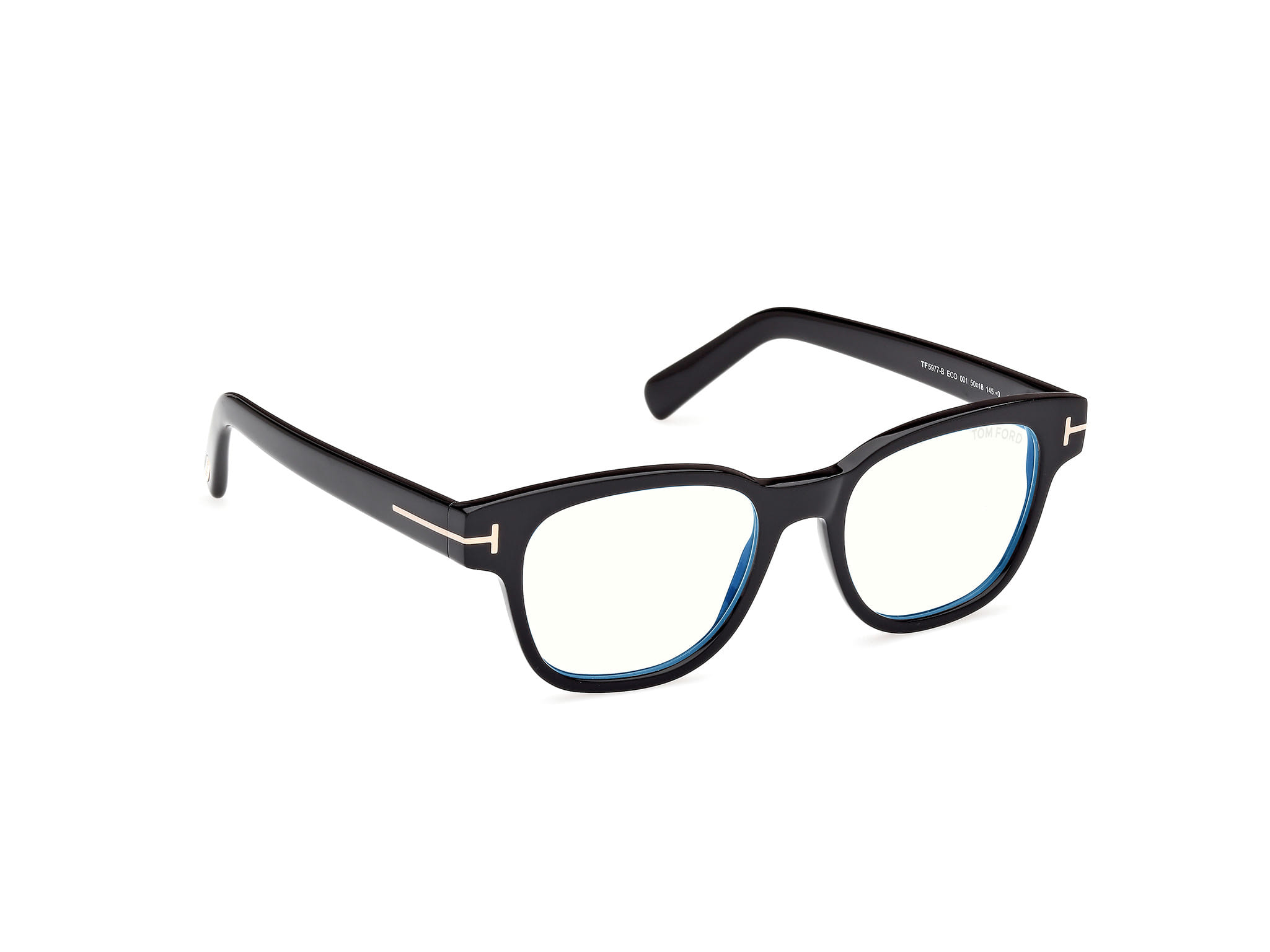 Tomford FT5977-B Frame Black Male Full Shell Frame — Black frame — view 7