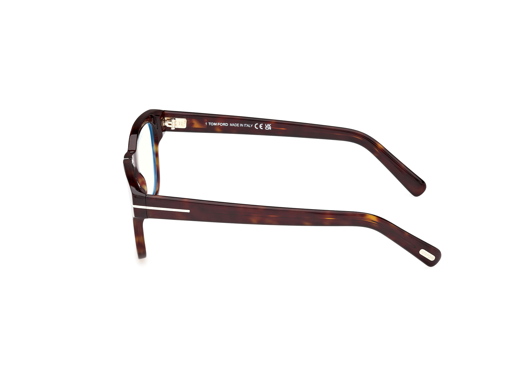 Tomford FT5977-B Frame Havana Male Full Shell Frame — Havana frame — view 2