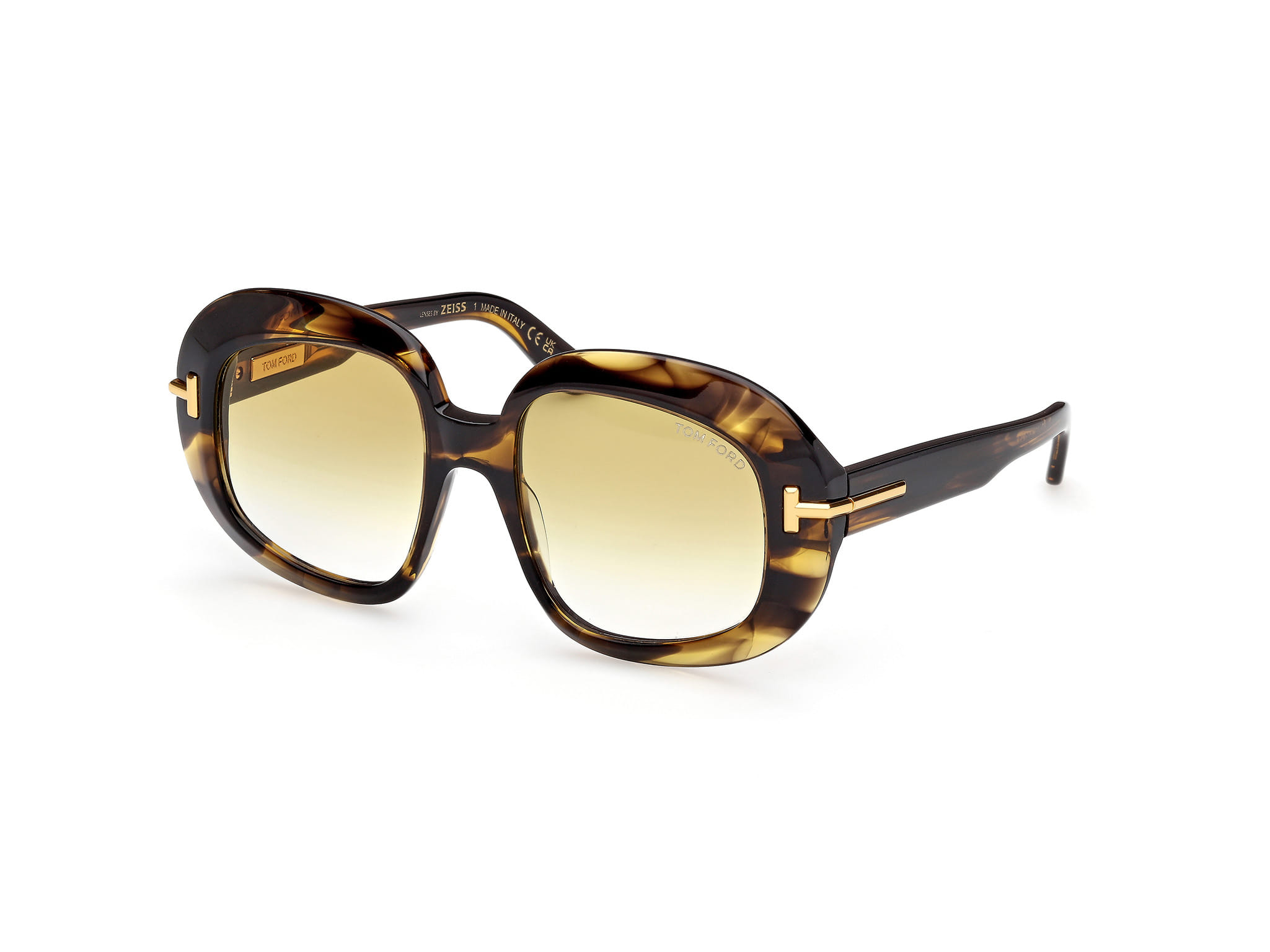 Tomford FT1237 Sunglass Havana Female Full Shell