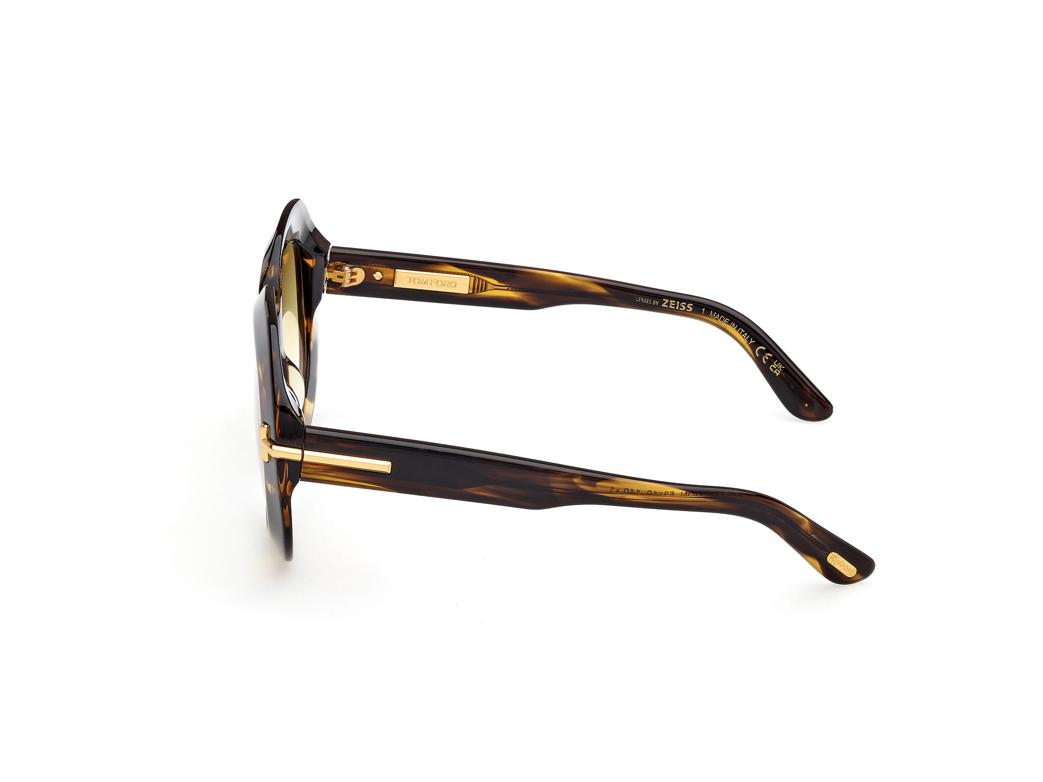 Tomford FT1237 Sunglass Havana Female Full Shell Sunglass — view 7