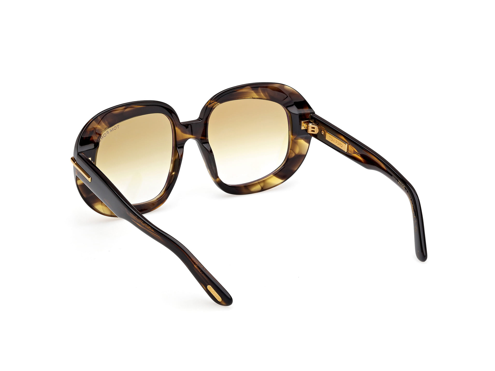 Tomford FT1237 Sunglass Havana Female Full Shell Sunglass — view 4