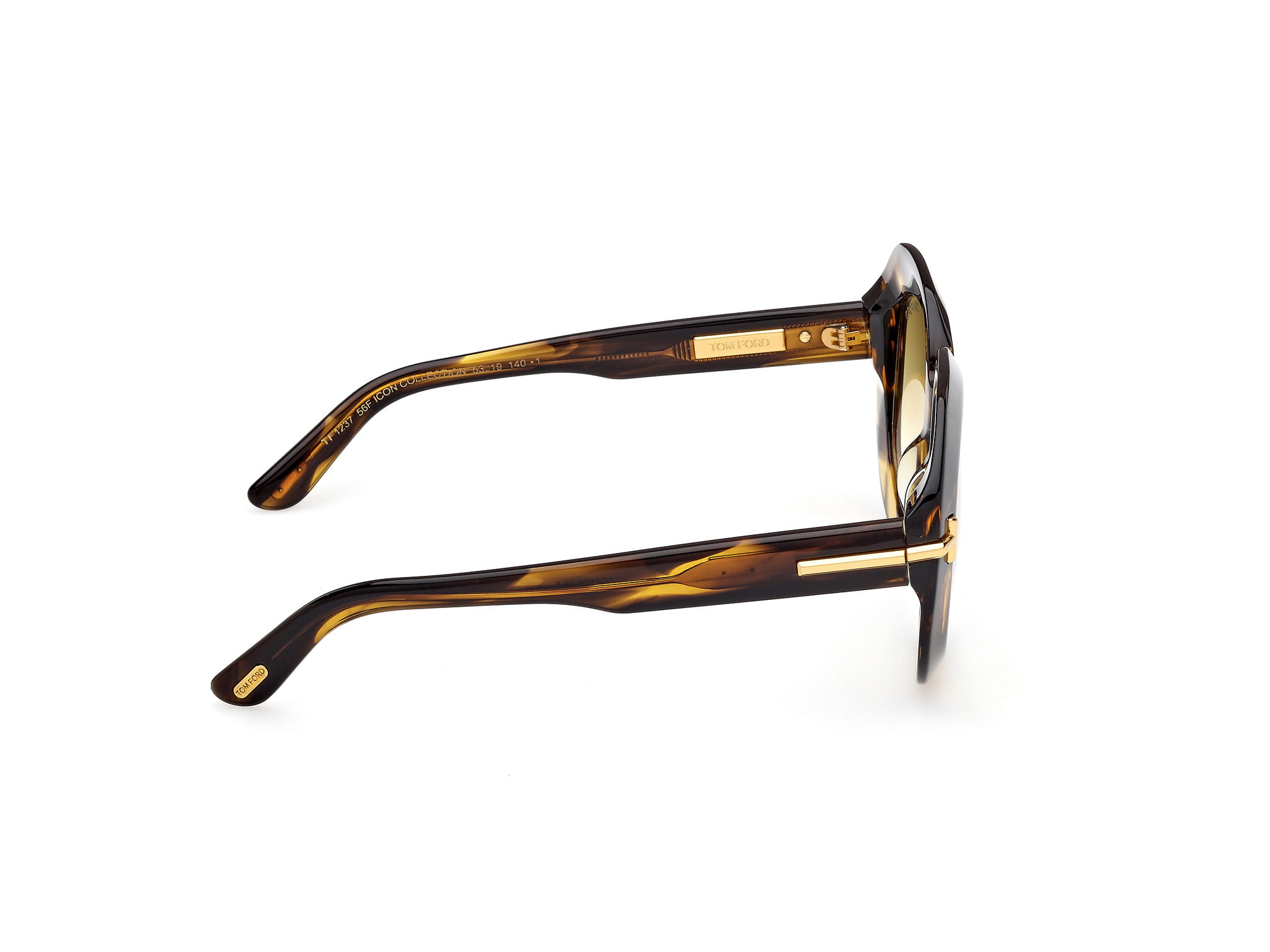 Tomford FT1237 Sunglass Havana Female Full Shell Sunglass — view 8