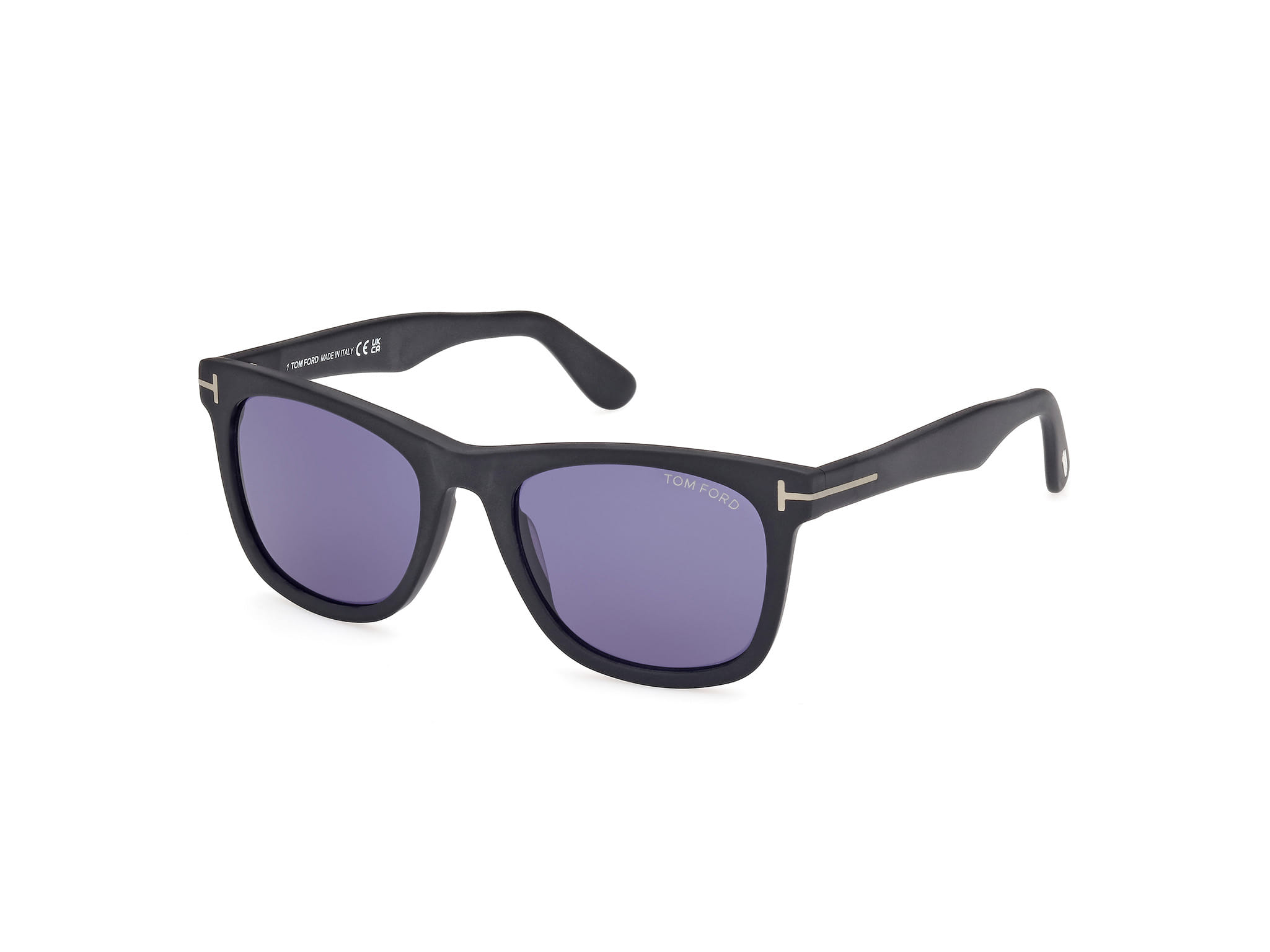 Tomford FT1099 Sunglass Matt Black Male Full Shell — Matt Black frame