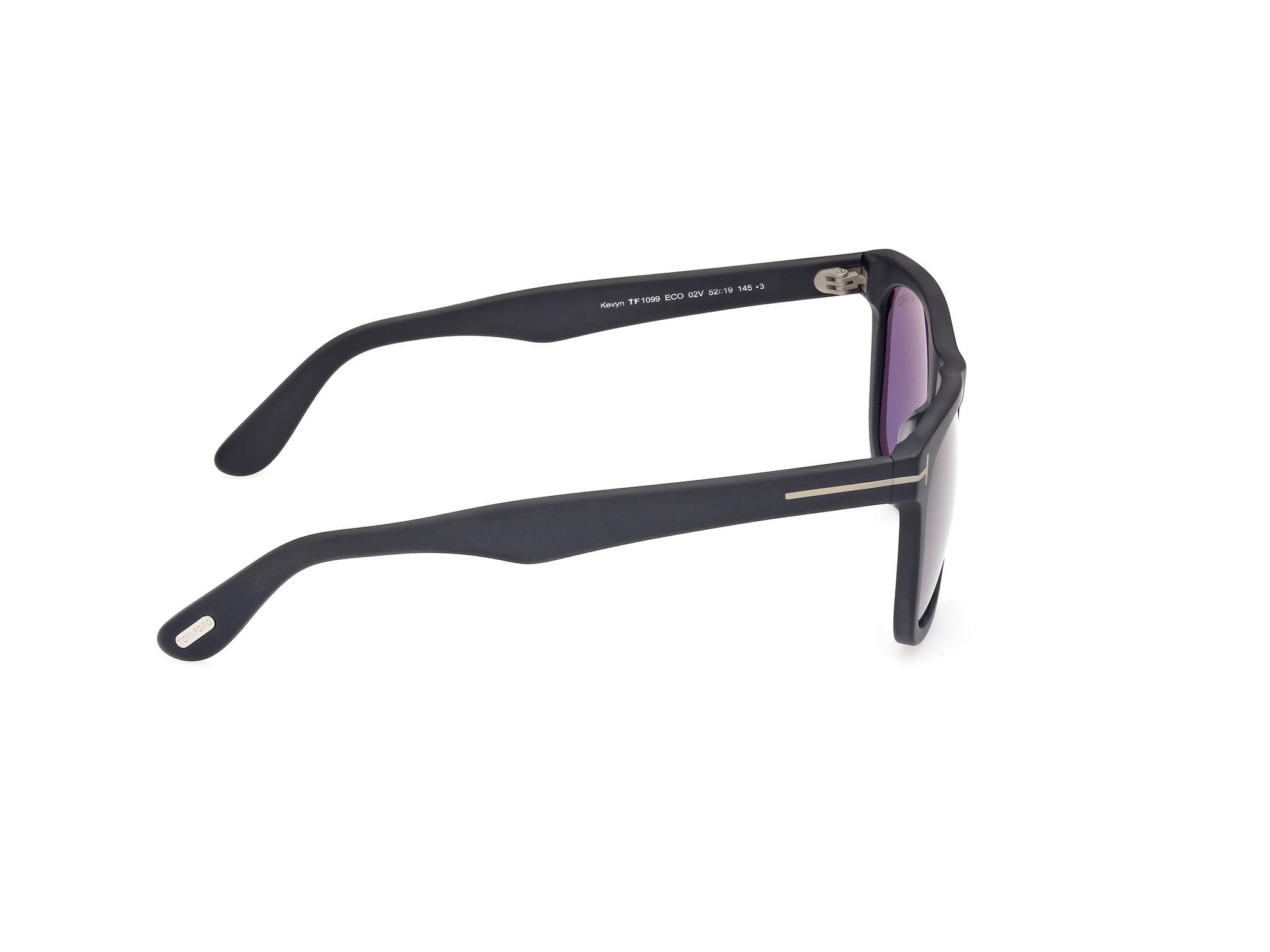 Tomford FT1099 Sunglass Matt Black Male Full Shell Sunglass — Matt Black frame — view 6