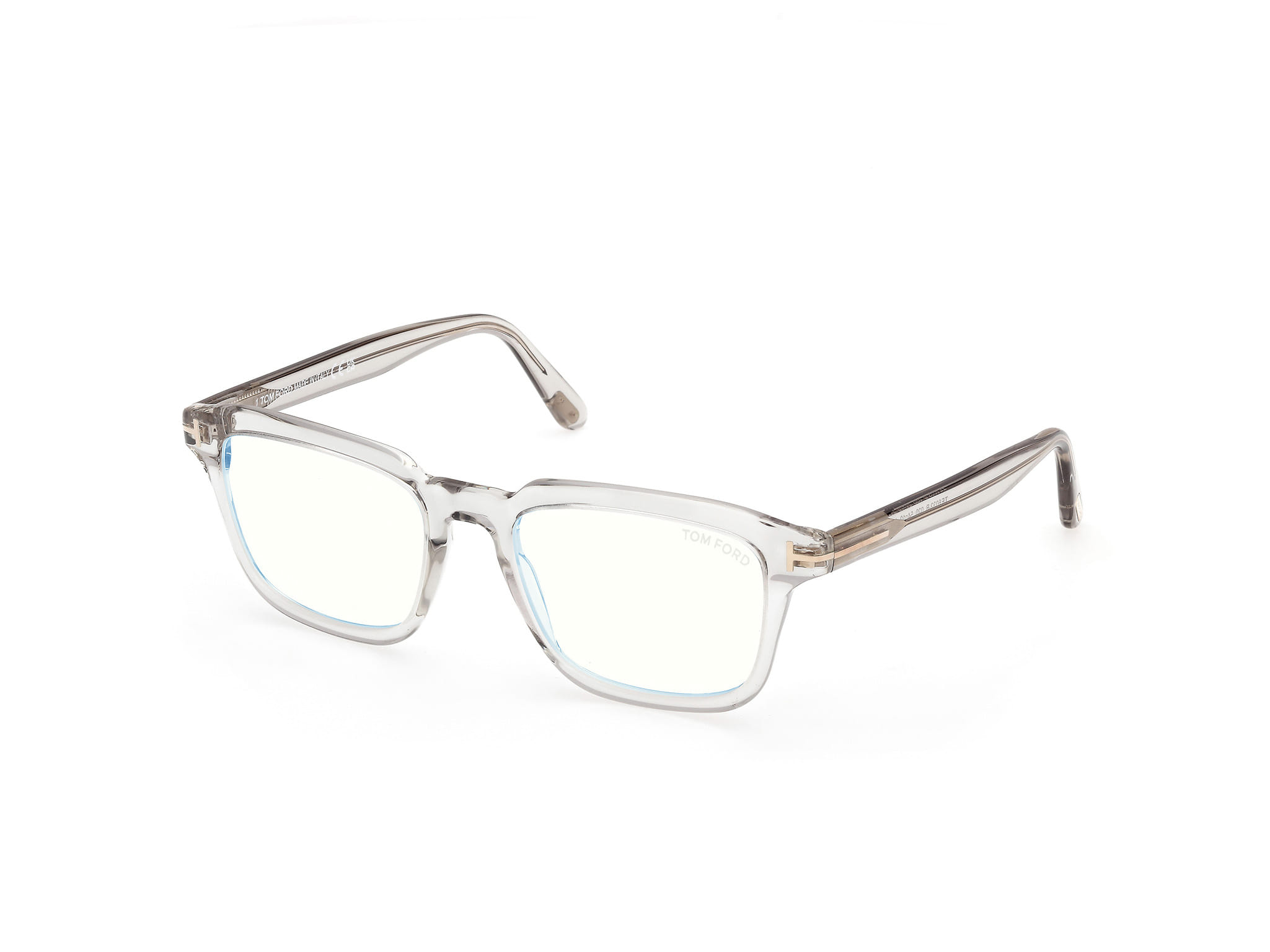 Tomford FT6032-B Frame Transparent Male Full Shell — Transparent frame