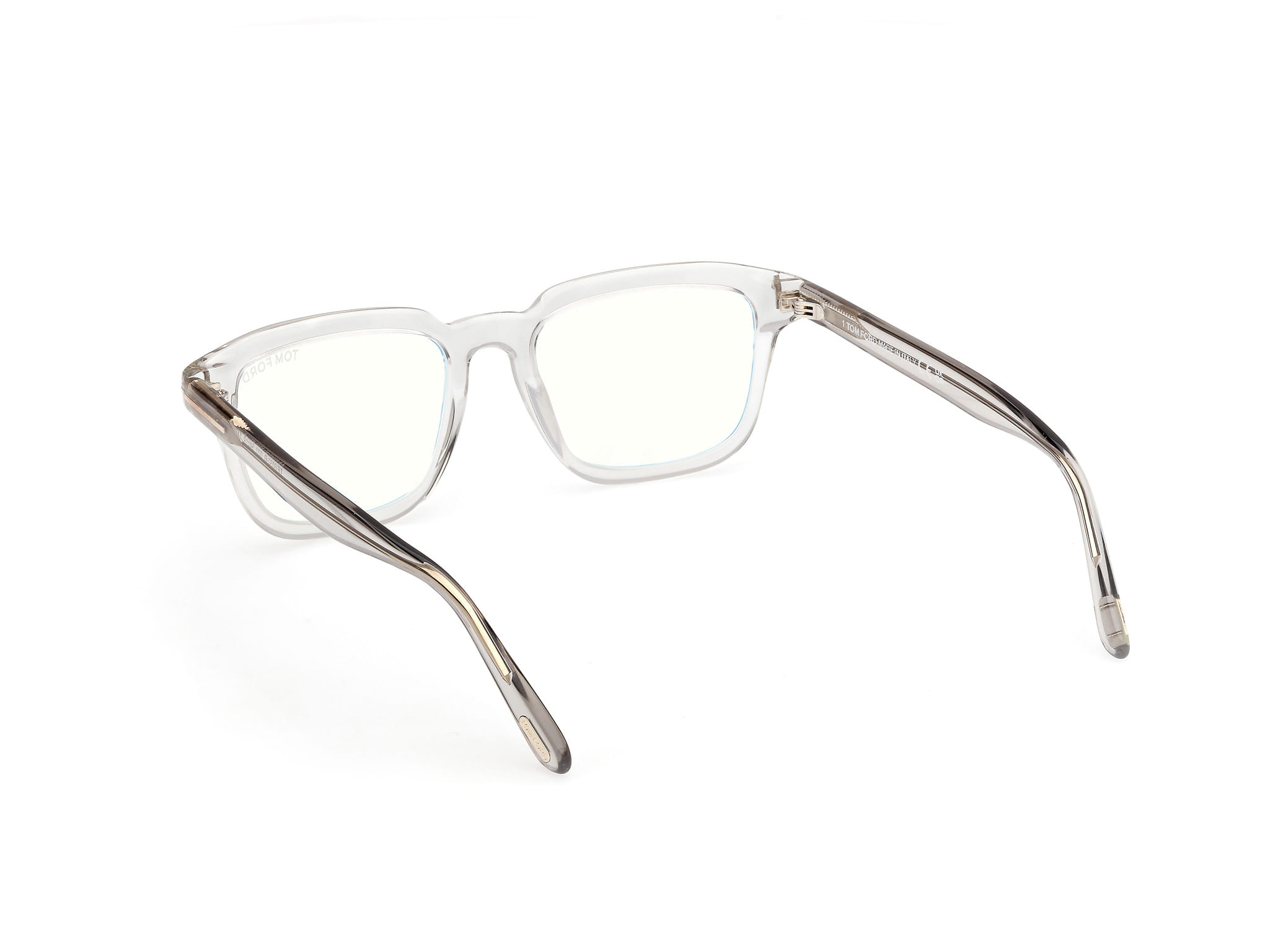 Tomford FT6032-B Frame Transparent Male Full Shell Frame — Transparent frame — view 3