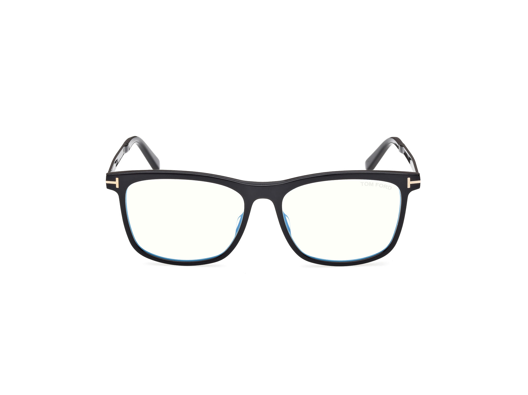 Tomford FT 6038-B Frame Black Male Full Metal Frame — Black frame — view 8