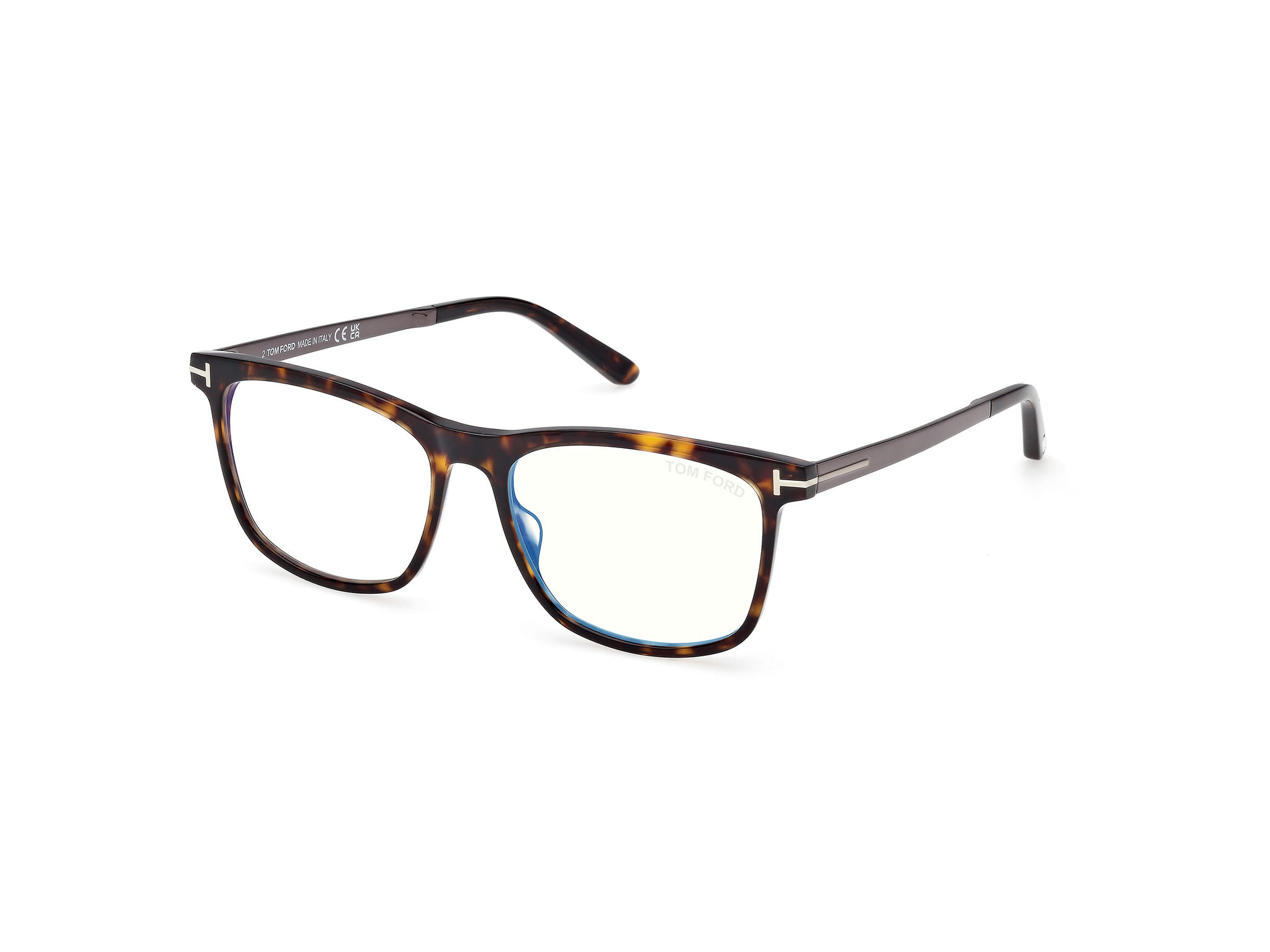 Tomford FT6038-B Frame Havana Male Full Metal — Havana frame