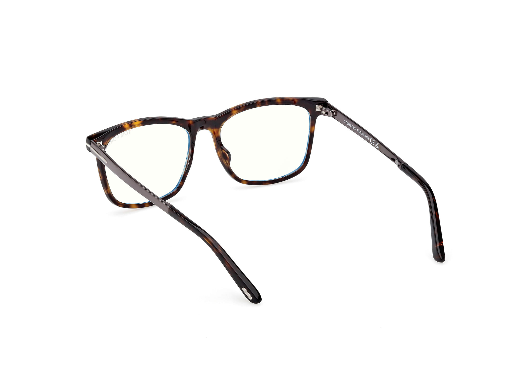 Tomford FT6038-B Frame Havana Male Full Metal Frame — Havana frame — view 3