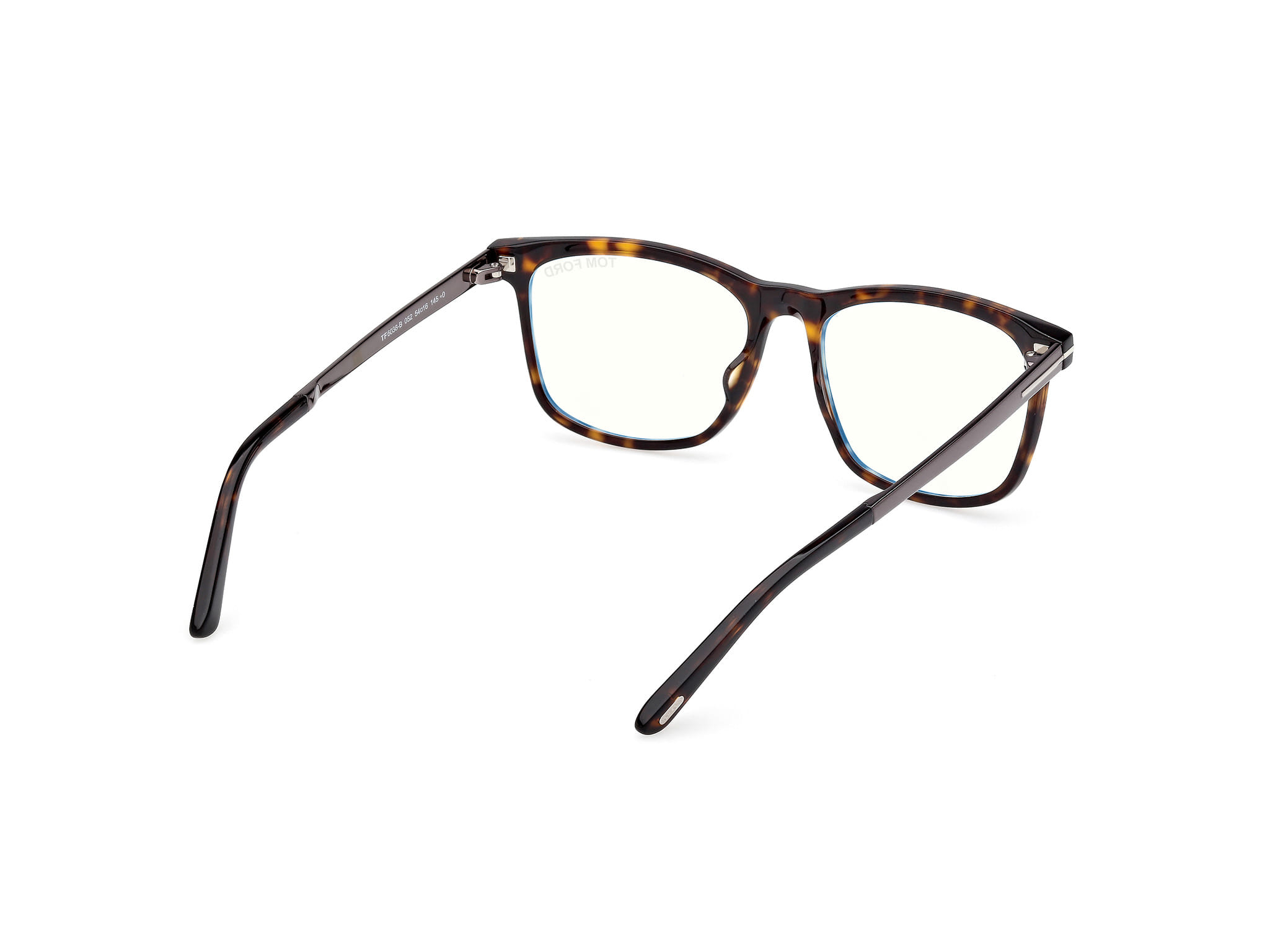Tomford FT6038-B Frame Havana Male Full Metal Frame — Havana frame — view 5