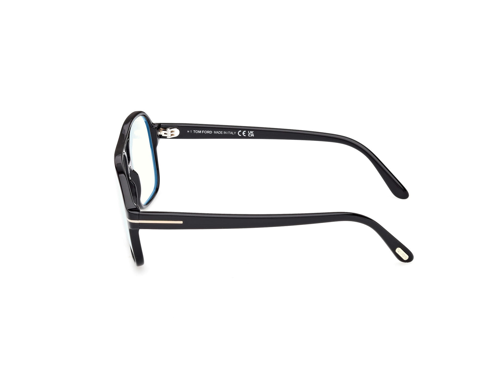 Tomford FT6058-B Frame Black Male Full Shell Frame — Black frame — view 2