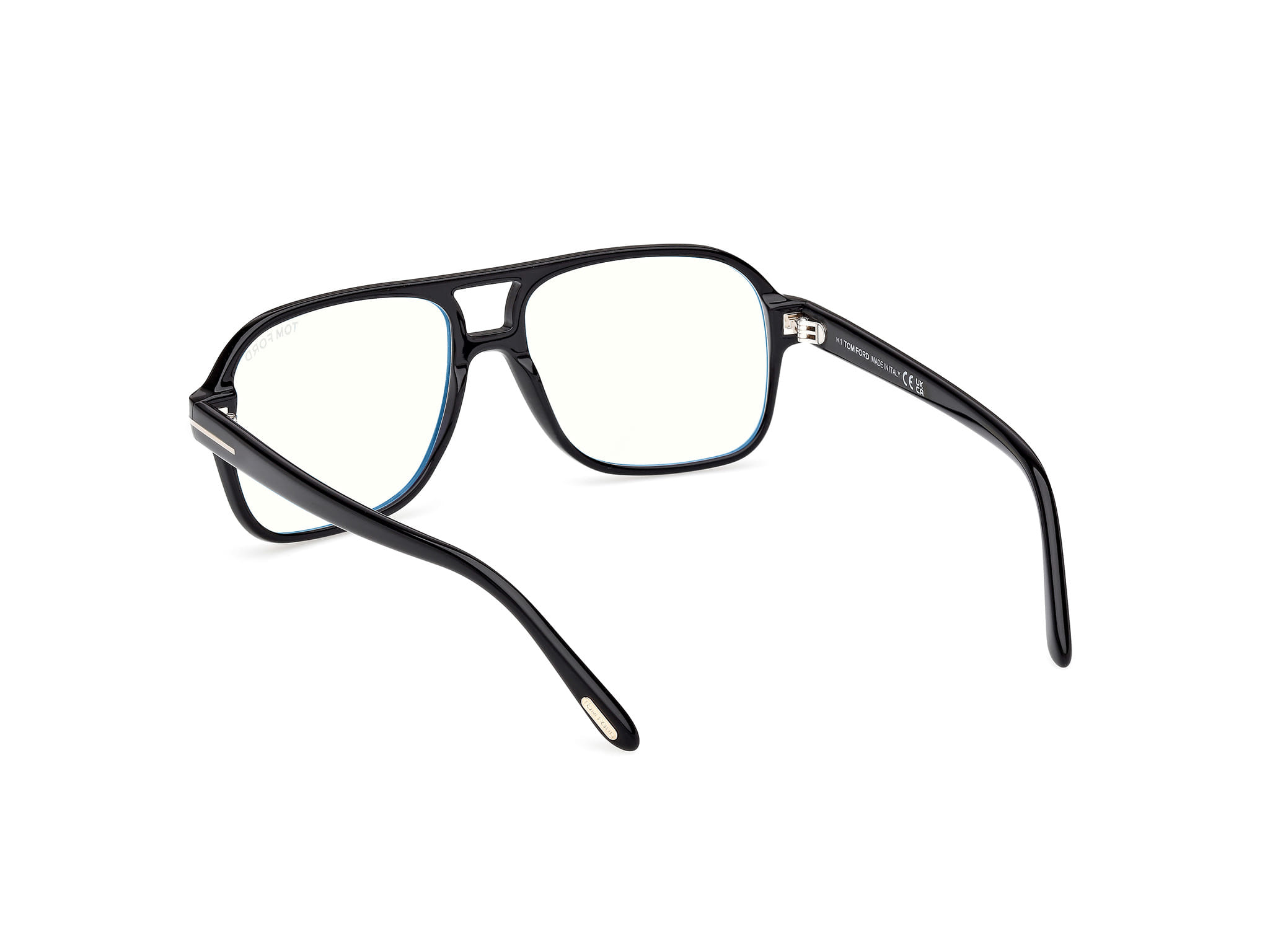 Tomford FT6058-B Frame Black Male Full Shell Frame — Black frame — view 3