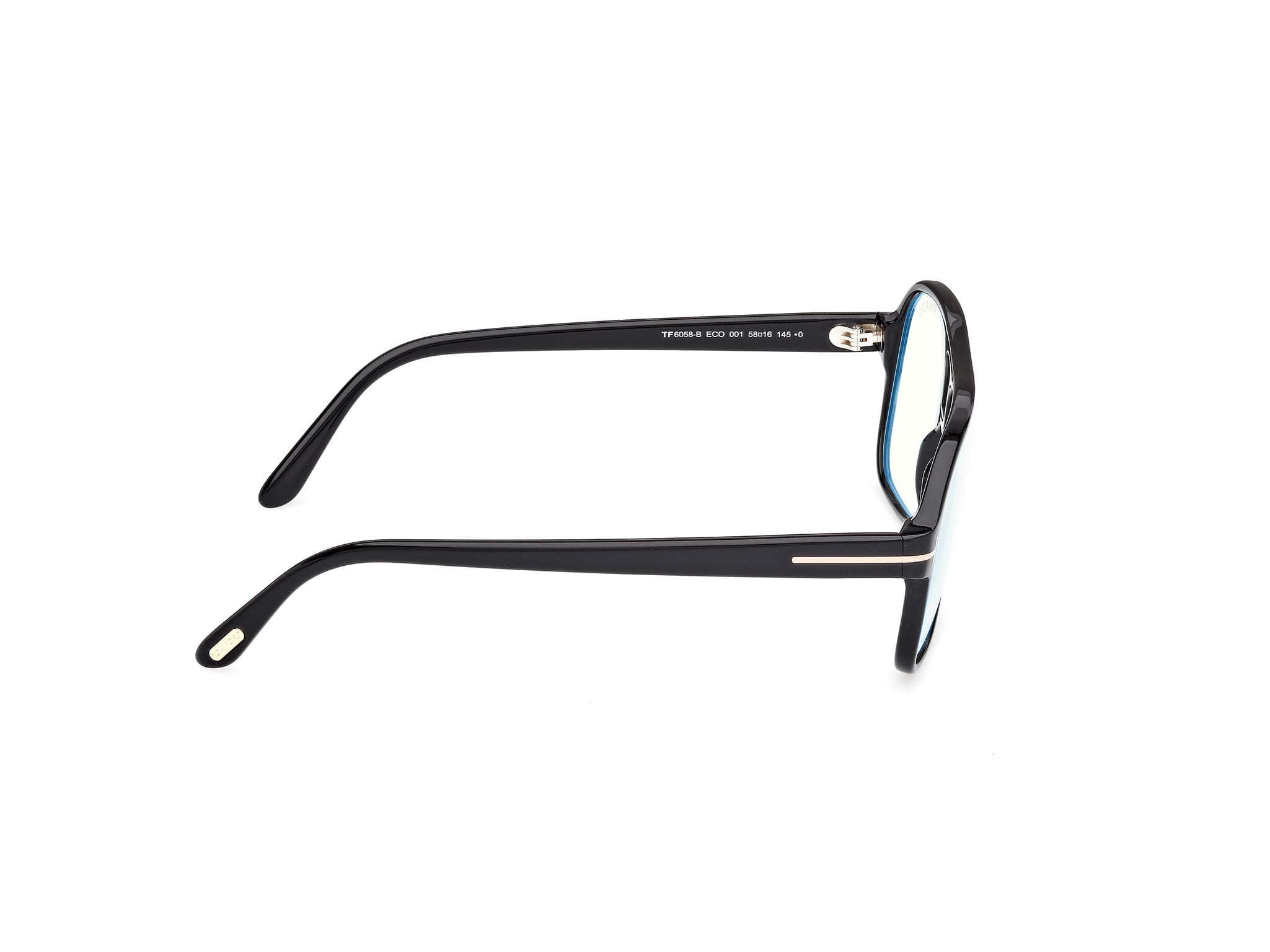 Tomford FT6058-B Frame Black Male Full Shell Frame — Black frame — view 6