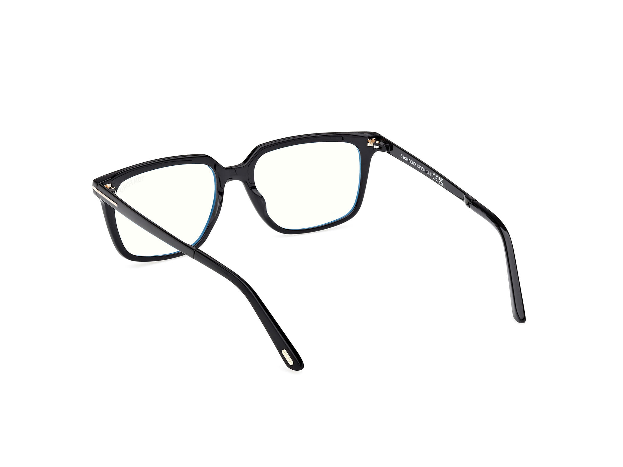 Tomford FT6039-B Frame Black Male Full Metal Frame — Black frame — view 3