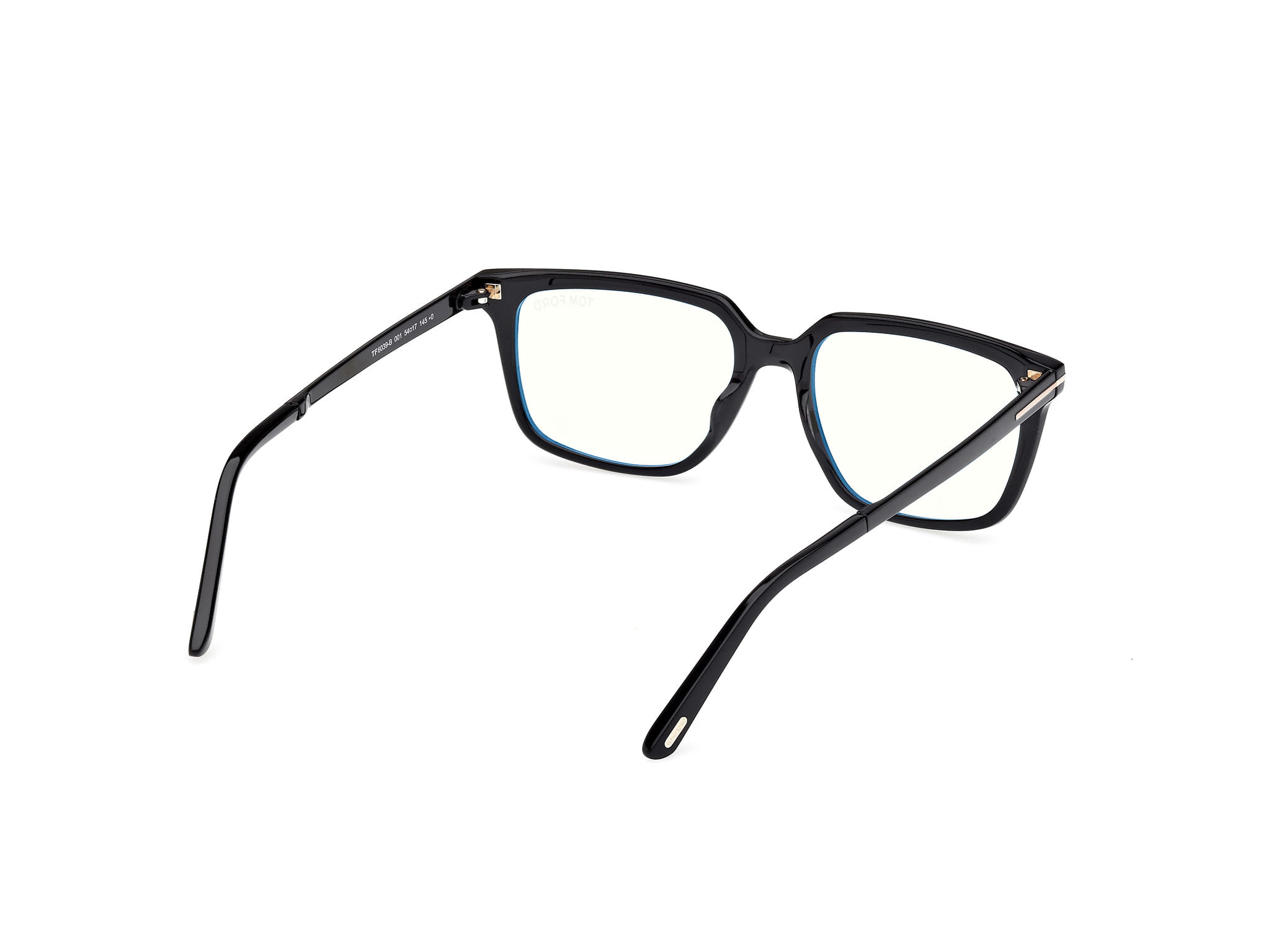 Tomford FT6039-B Frame Black Male Full Metal Frame — Black frame — view 5
