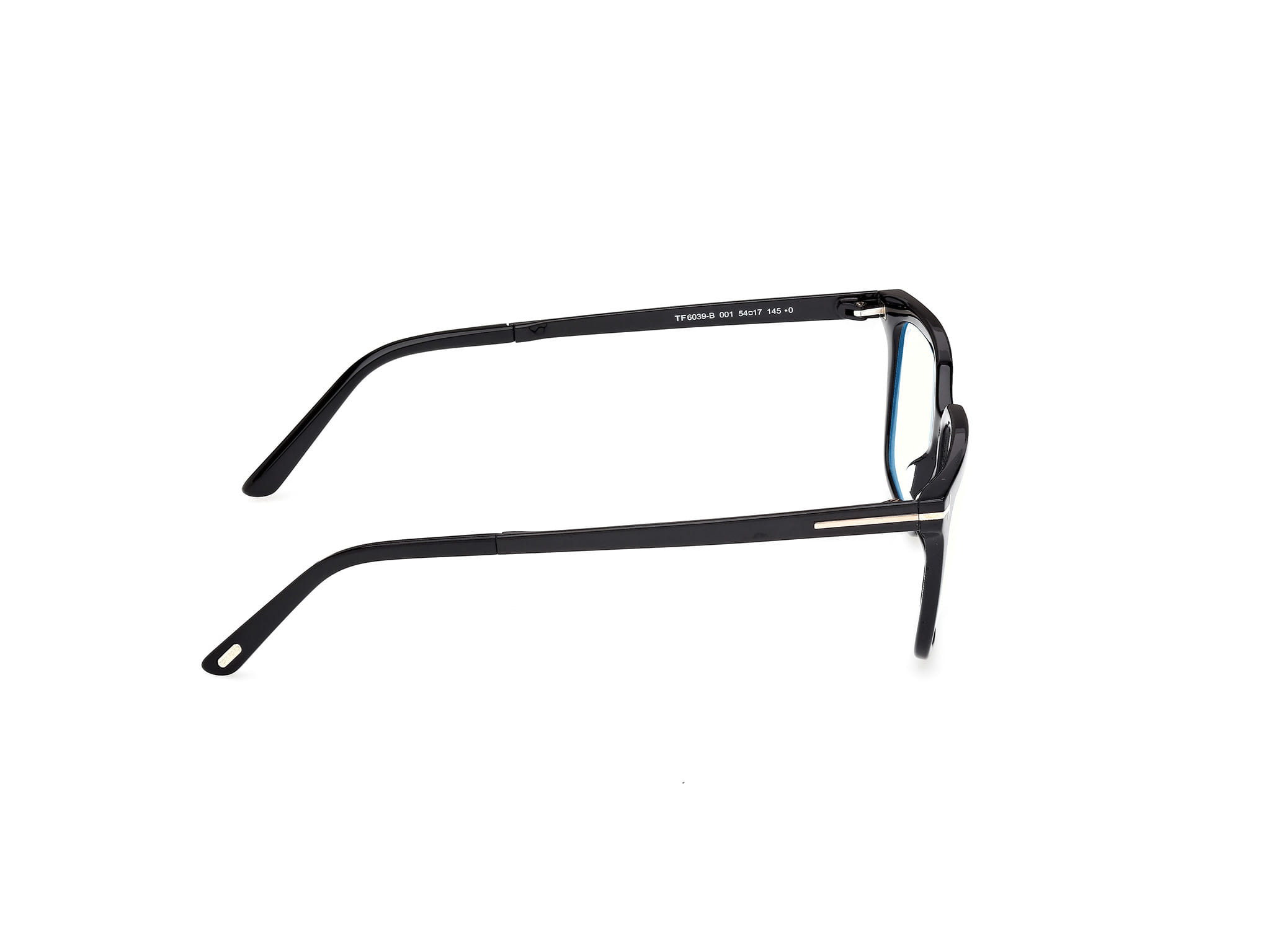 Tomford FT6039-B Frame Black Male Full Metal Frame — Black frame — view 6