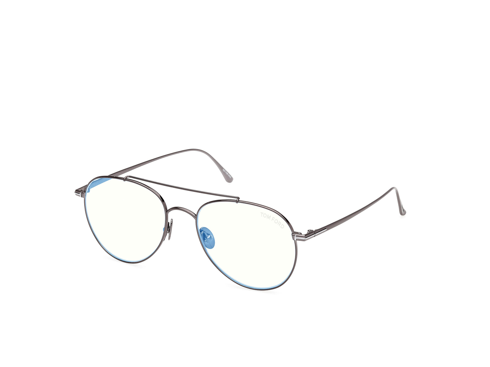 Tomford FT6040-B Frame Grey Male Full Titanium — Grey frame