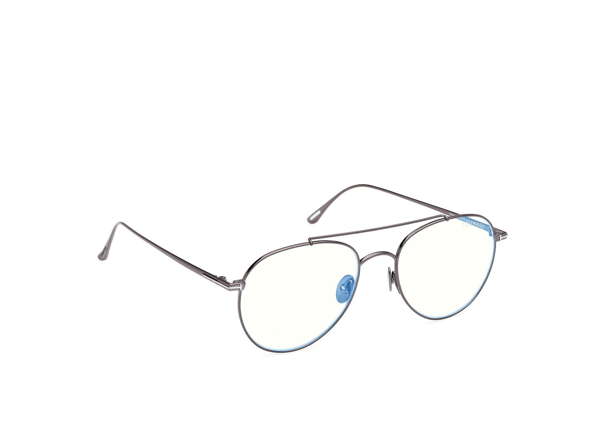 Tomford FT6040-B Frame Grey Male Full Titanium Frame — Grey frame — view 7